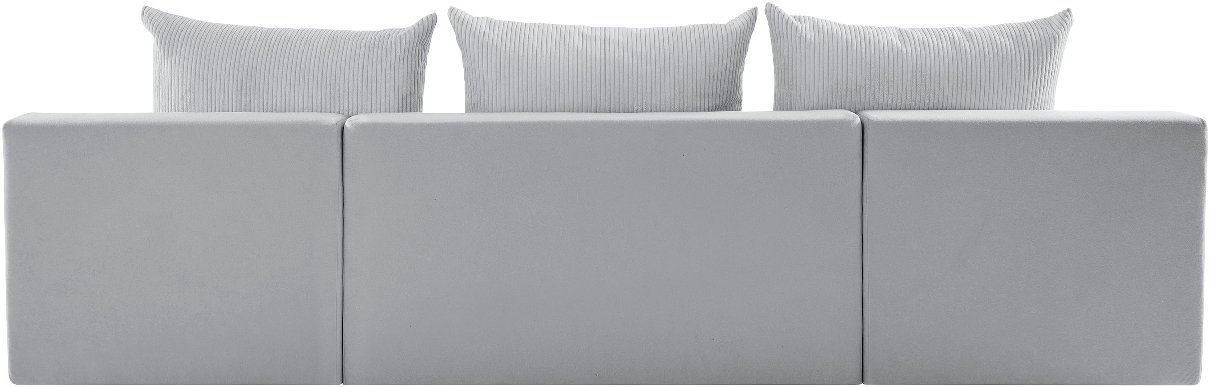 COLLECTION AB Wohnlandschaft »Josy, U-Form, Schlafsofa mit Bettkasten«, (Cord-/Mix), flexible Recamiere, Breite: 269cm, inklusive Rückenkissen, Cord/Mix