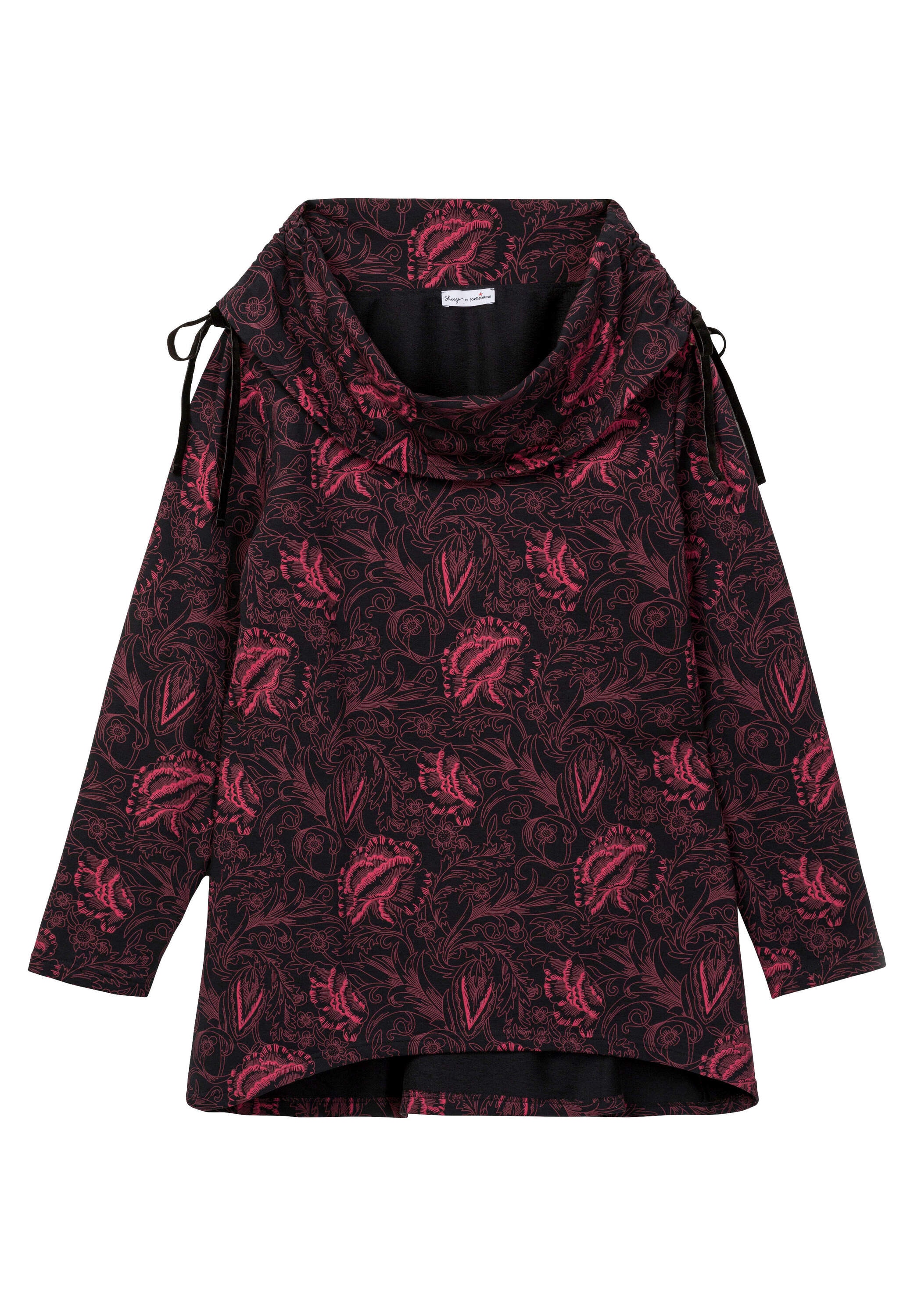 sheego by Joe Browns Sweatshirt »Sweatshirt Sweatshirt mit weitem Schalkragen«
