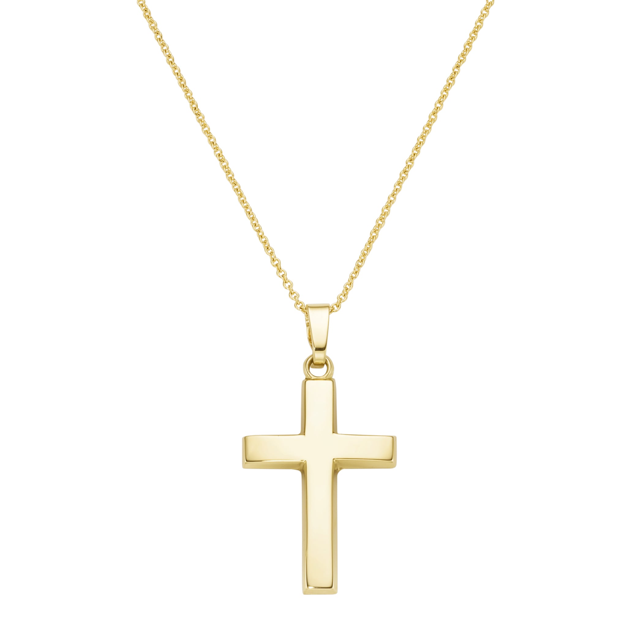 Kreuzkette »Kette Kreuz Anhänger, Gold 585«