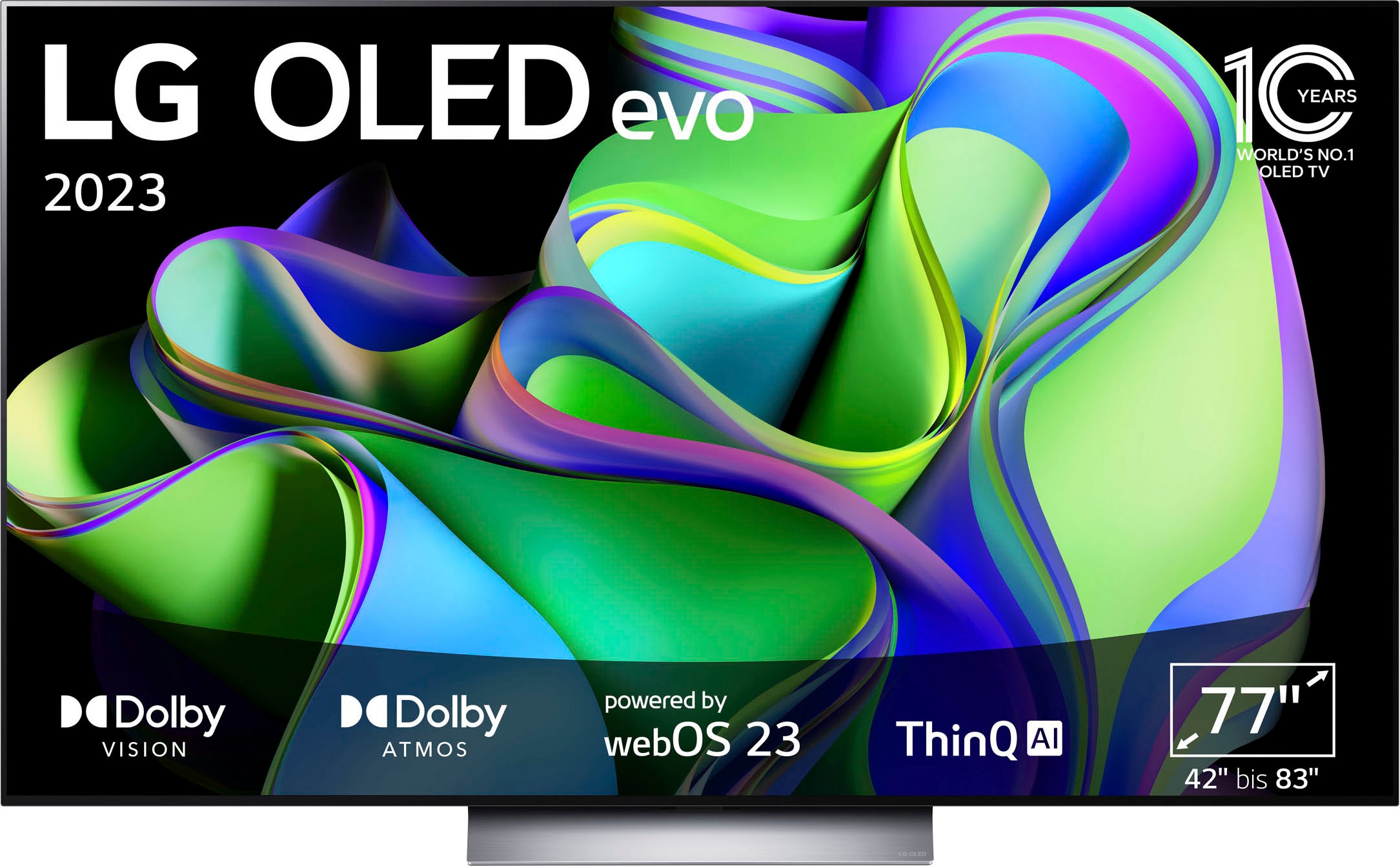OLED evo, 4K Smart-TV, jetzt bestellen cm/77 zu OTTO AI-Prozessor, LG Ultra Zoll, 120 Twin OLED-Fernseher bis »OLED77C37LA«, α9 Hz, Triple 4K Tuner bei 195 Gen6 HD,