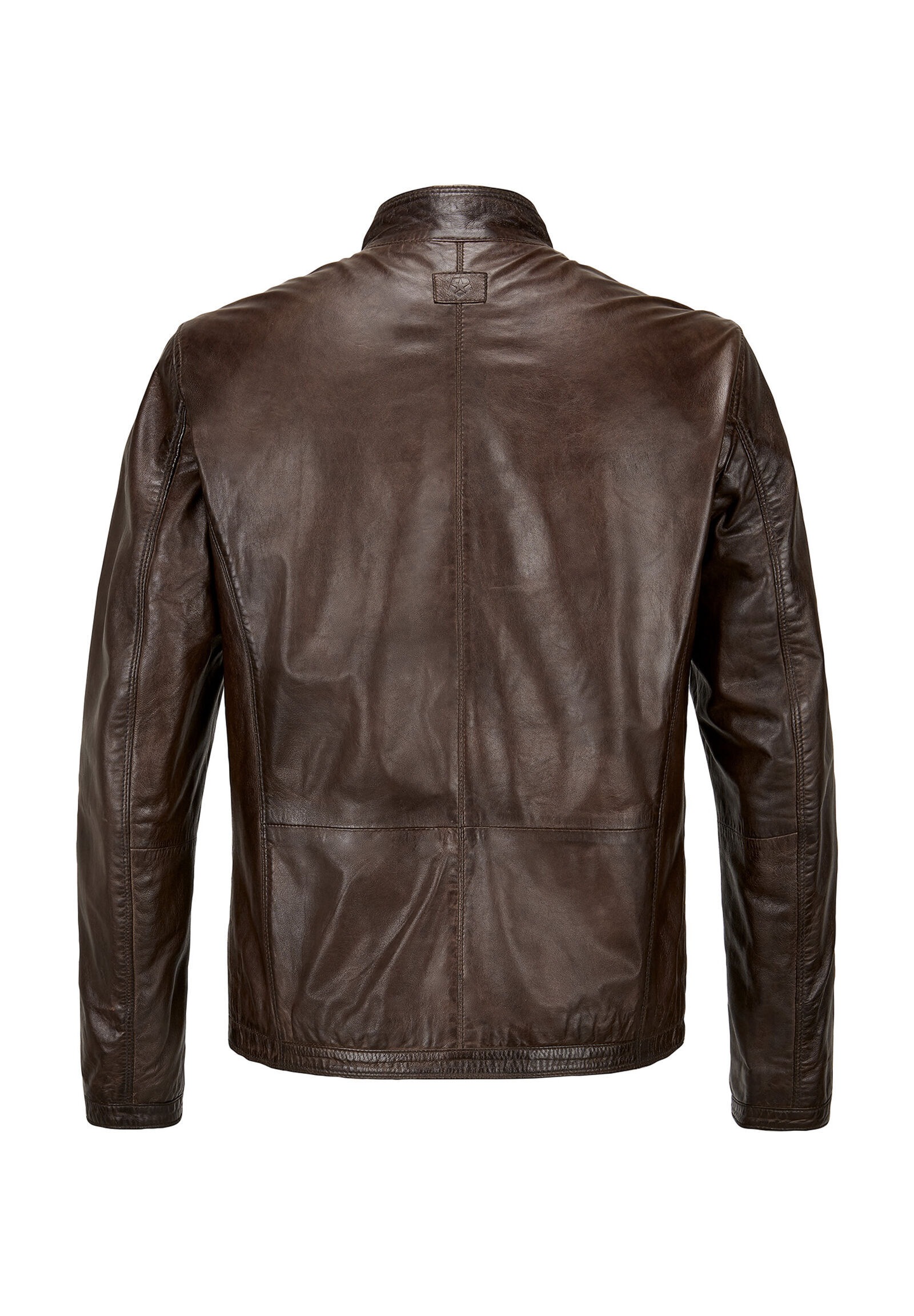 Milestone Lederjacke »MSJumper« ohne Kapuze robuste Metallreißverschlüsse