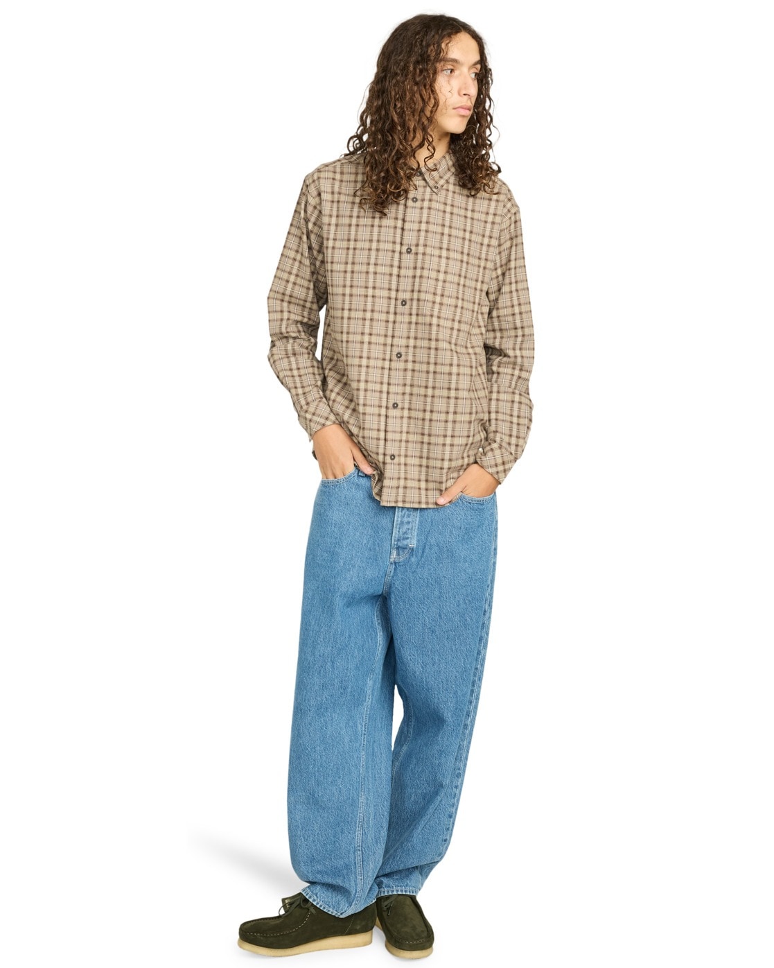 Element Langarmhemd »Button Down Regular Flannel«