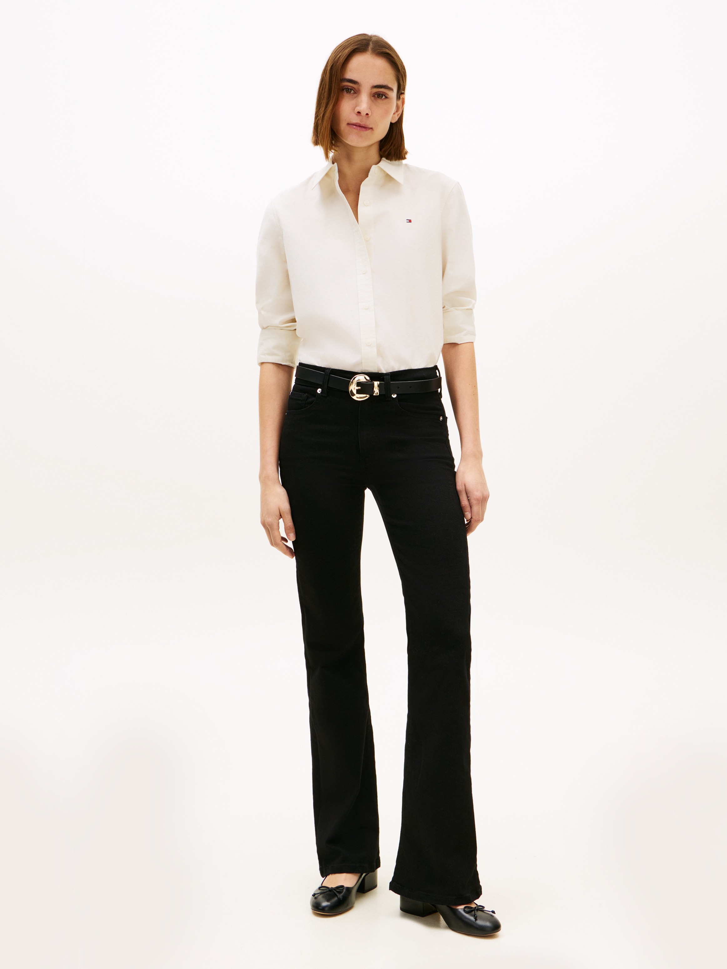 Tommy Hilfiger Bootcut-Jeans »FINN FLARE RW« Baumwoll-Mix mit Stretch, Mid Rise