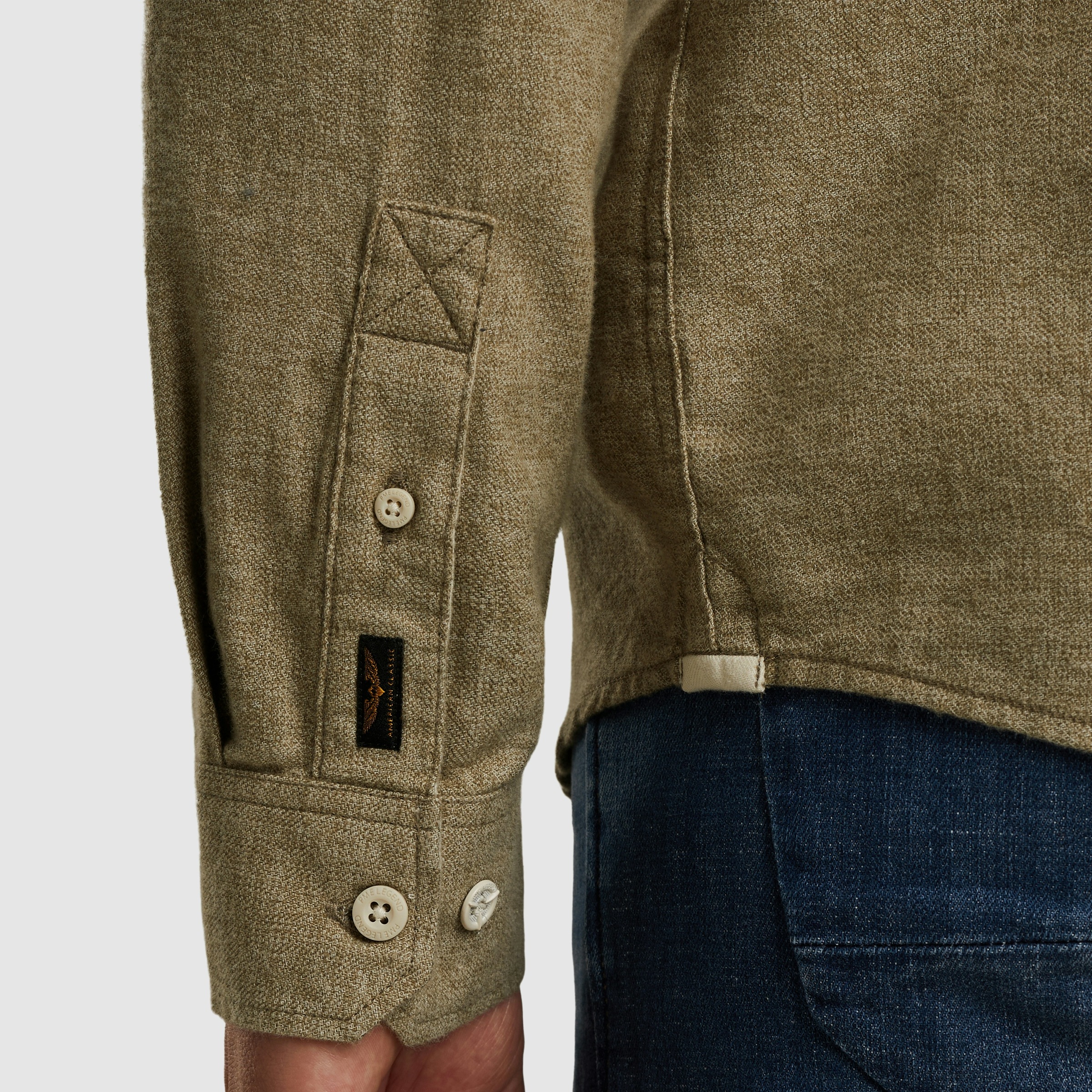 PME LEGEND Langarmhemd mit Knopfleiste