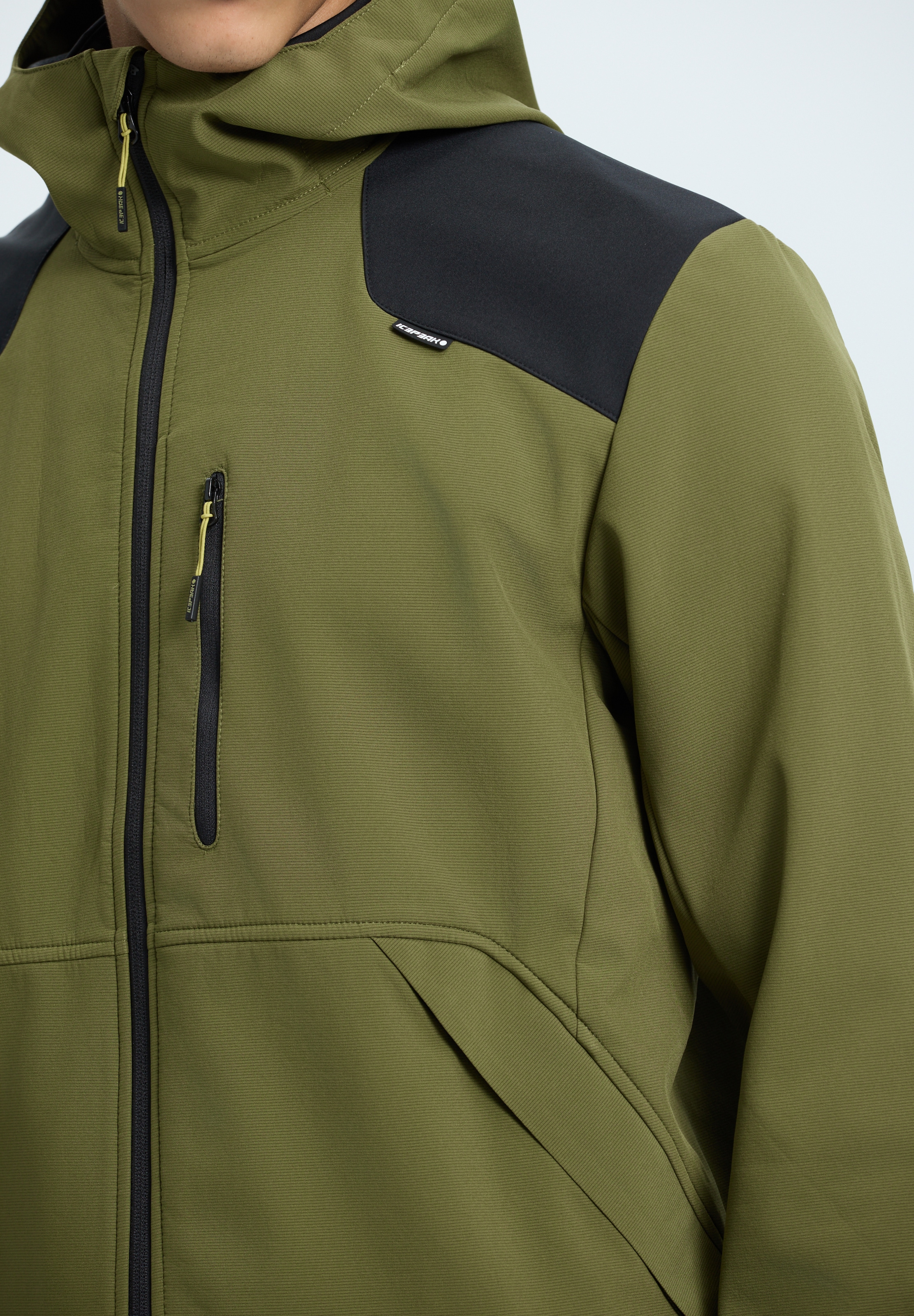 Icepeak Softshelljacke »ICEPEAK BUXTON« für vielseitige Outdoor-Aktivitäten, aus Polyester, wasserabweisend