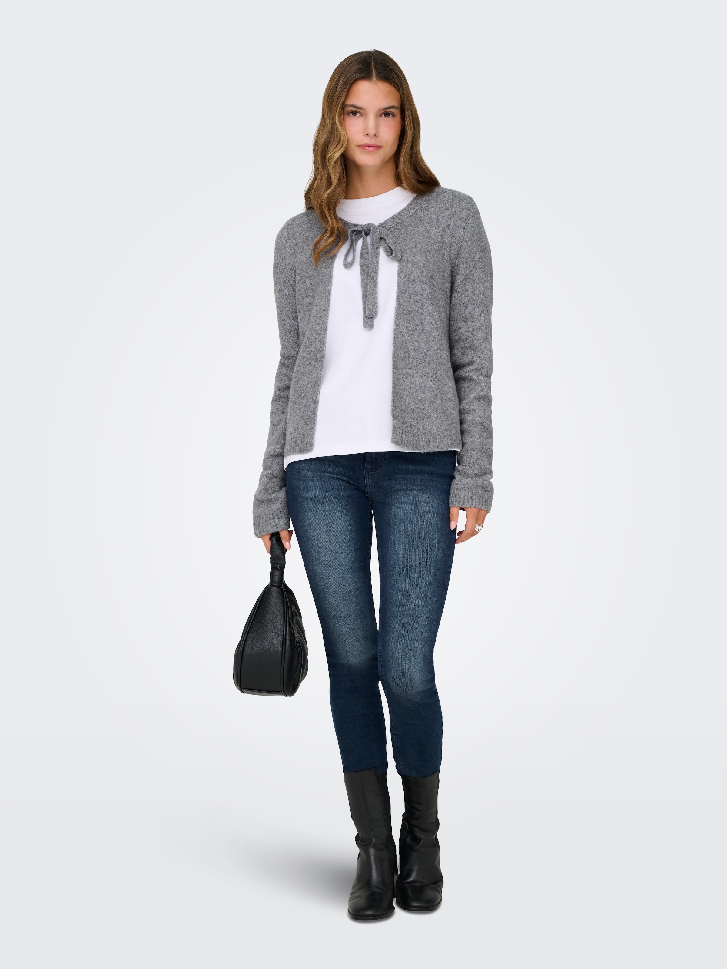 ONLY Strickjacke »ONLJESSIE LS ONE STRING CARDIGA KNT«