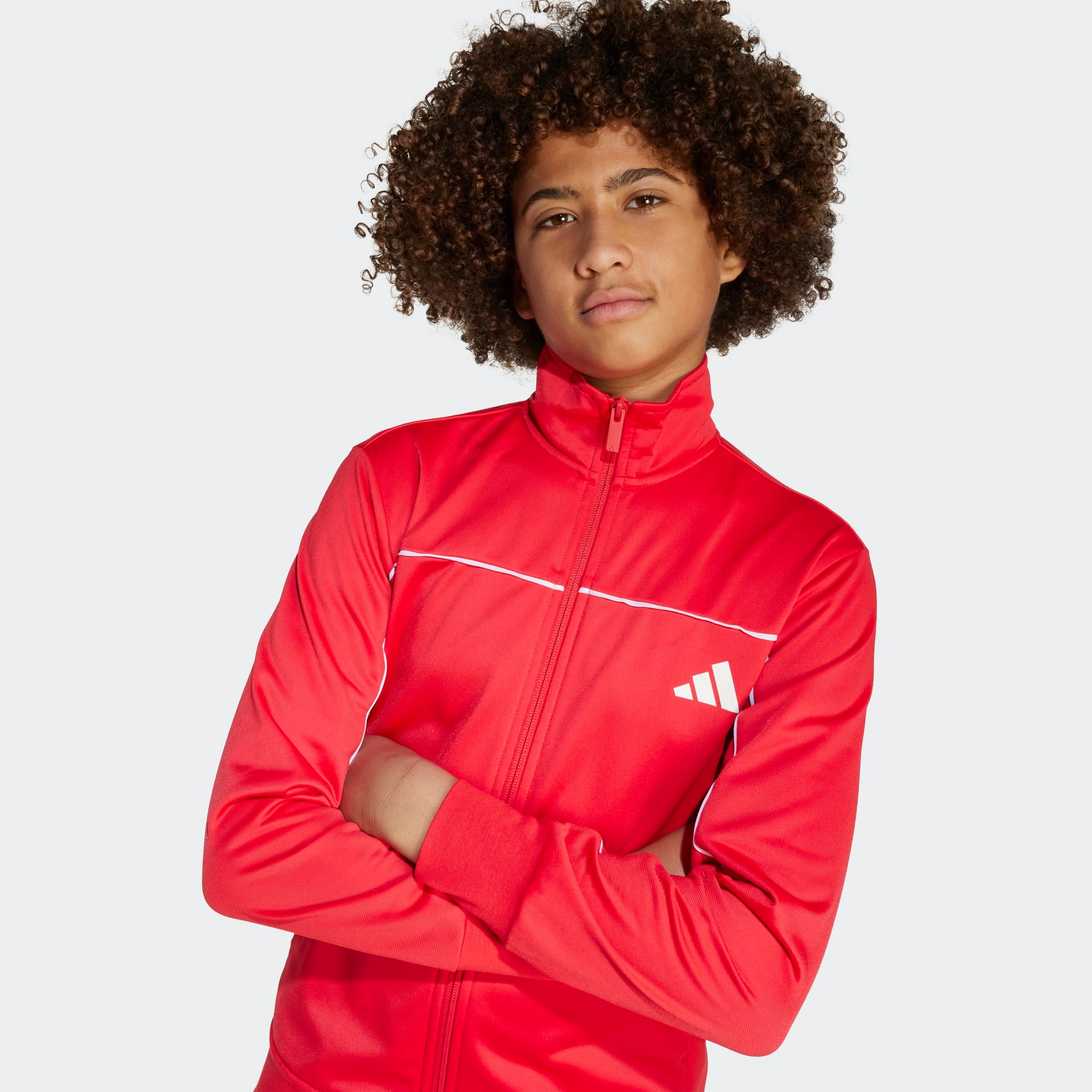 adidas Sportswear Trainingsanzug »J CP TR TS« 2 Stk. für Kinder und Teens, zweiteiliges Set, mit Stehkragen