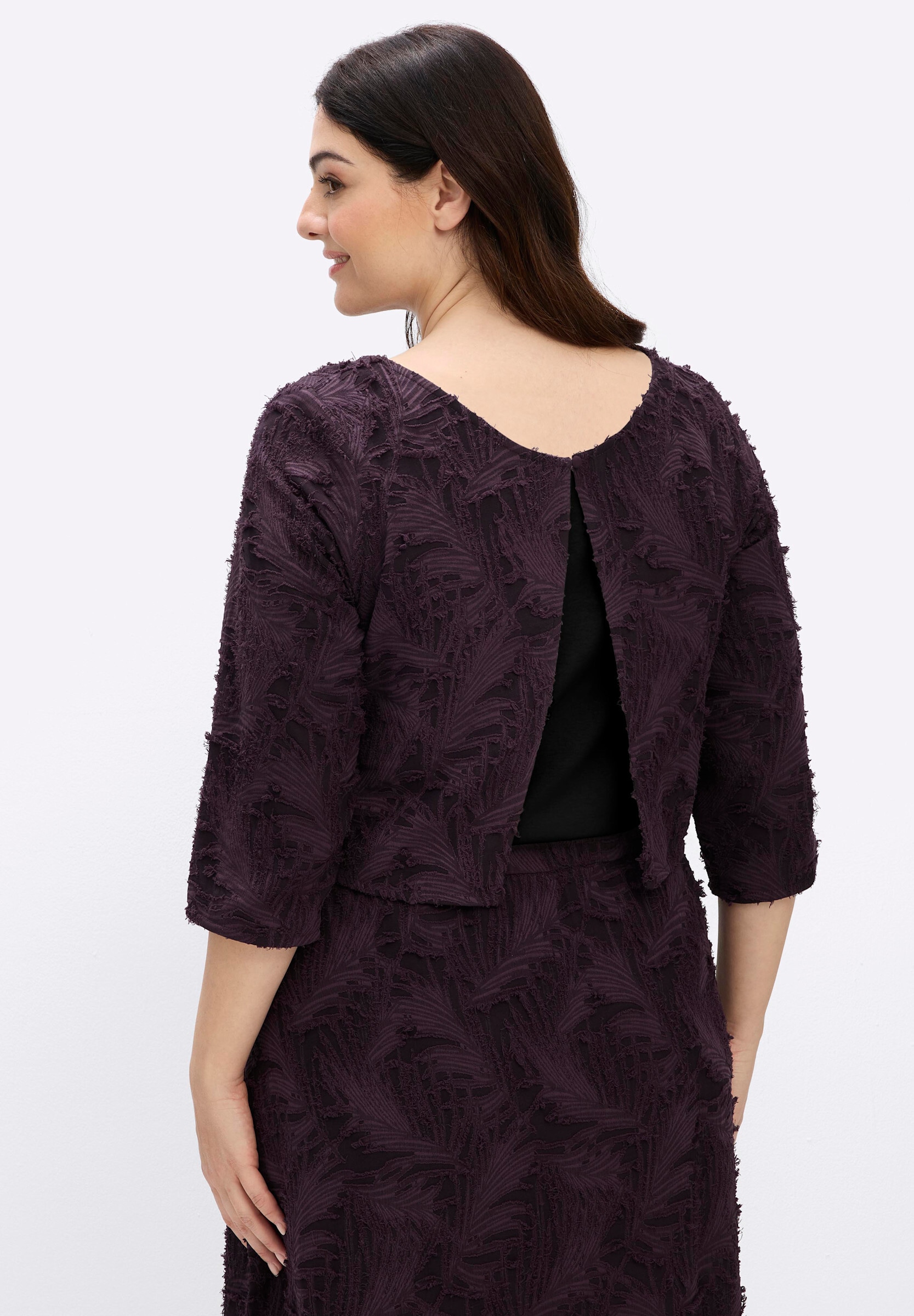 Sheego Longbluse »Tunika Tunika mit 3/4-Ärmeln«