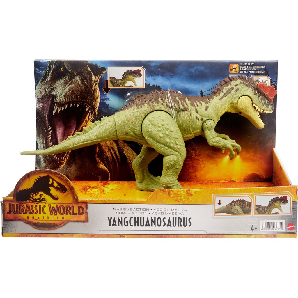 Mattel® Spielfigur »Jurassic World, Massive Action Yangchuanosaurus«