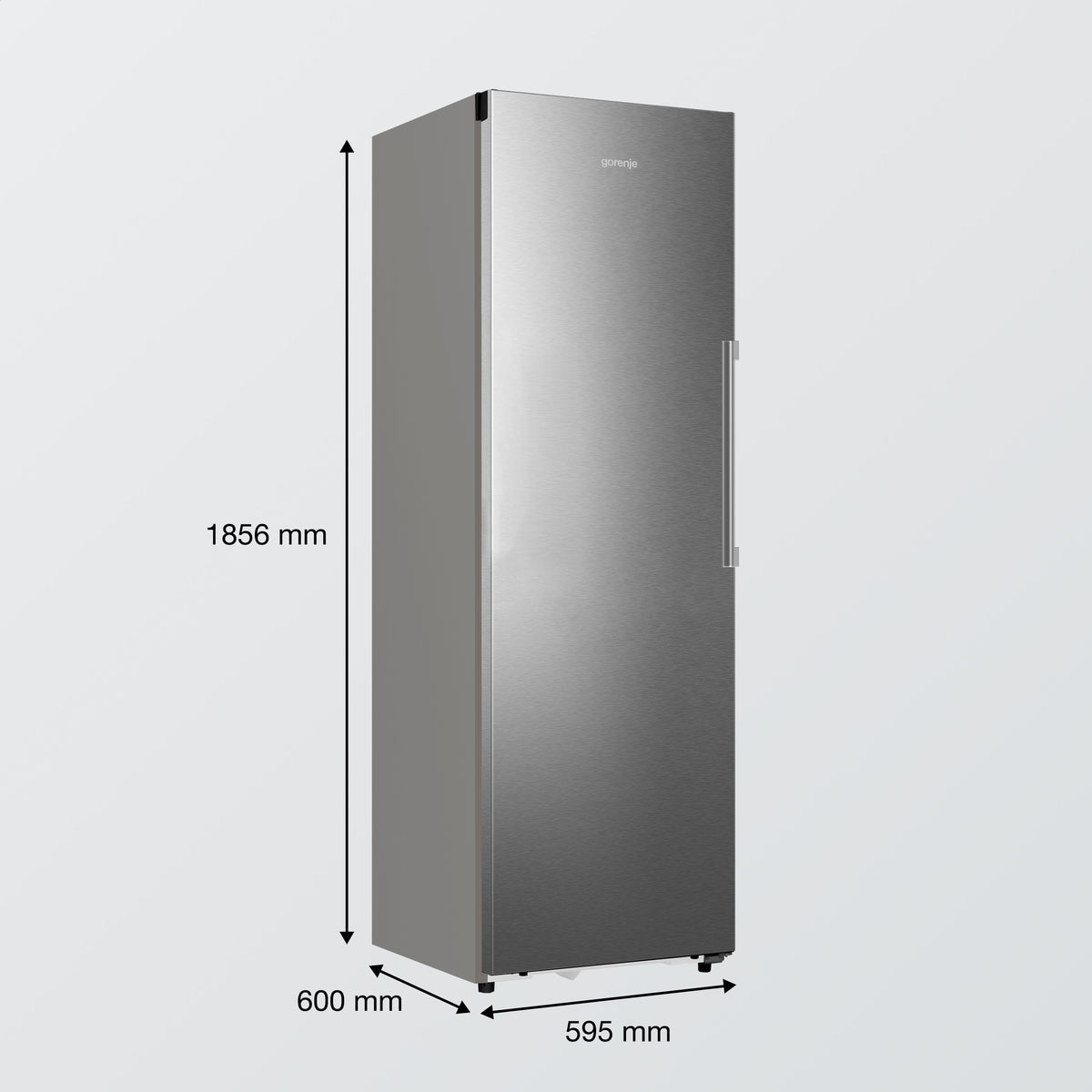 GORENJE Gefrierschrank NoFrost »FNC618C6XWF« 185,6 cm hoch 59,5 cm breit Perfect KitchenFit - passt sich in die Küchennische an