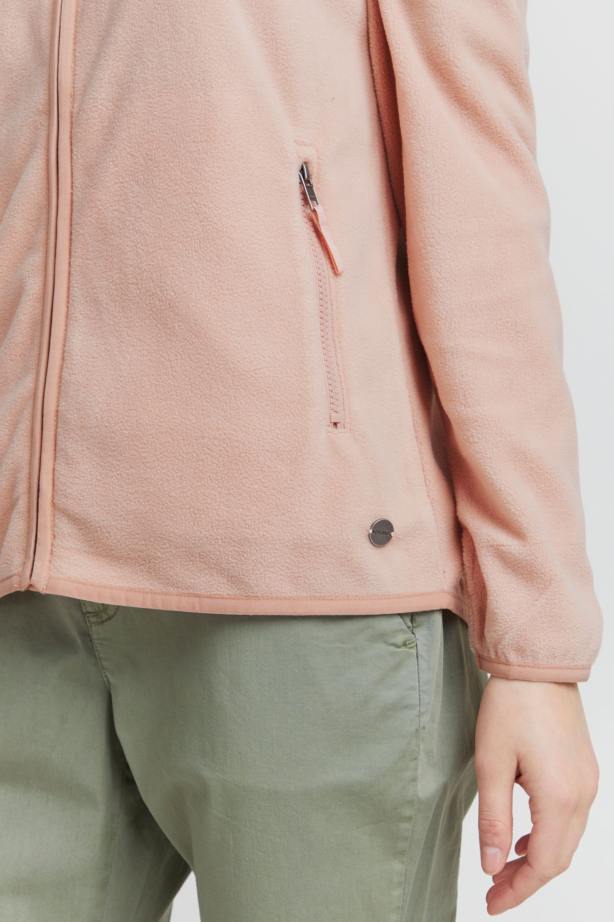 OXMO Fleecejacke »Fleecejacke OXRikka«, ohne Kapuze