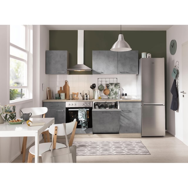 wiho Küchen Küchenzeile »Zell«, ohne E-Geräte, Breite 230 cm im OTTO Online  Shop