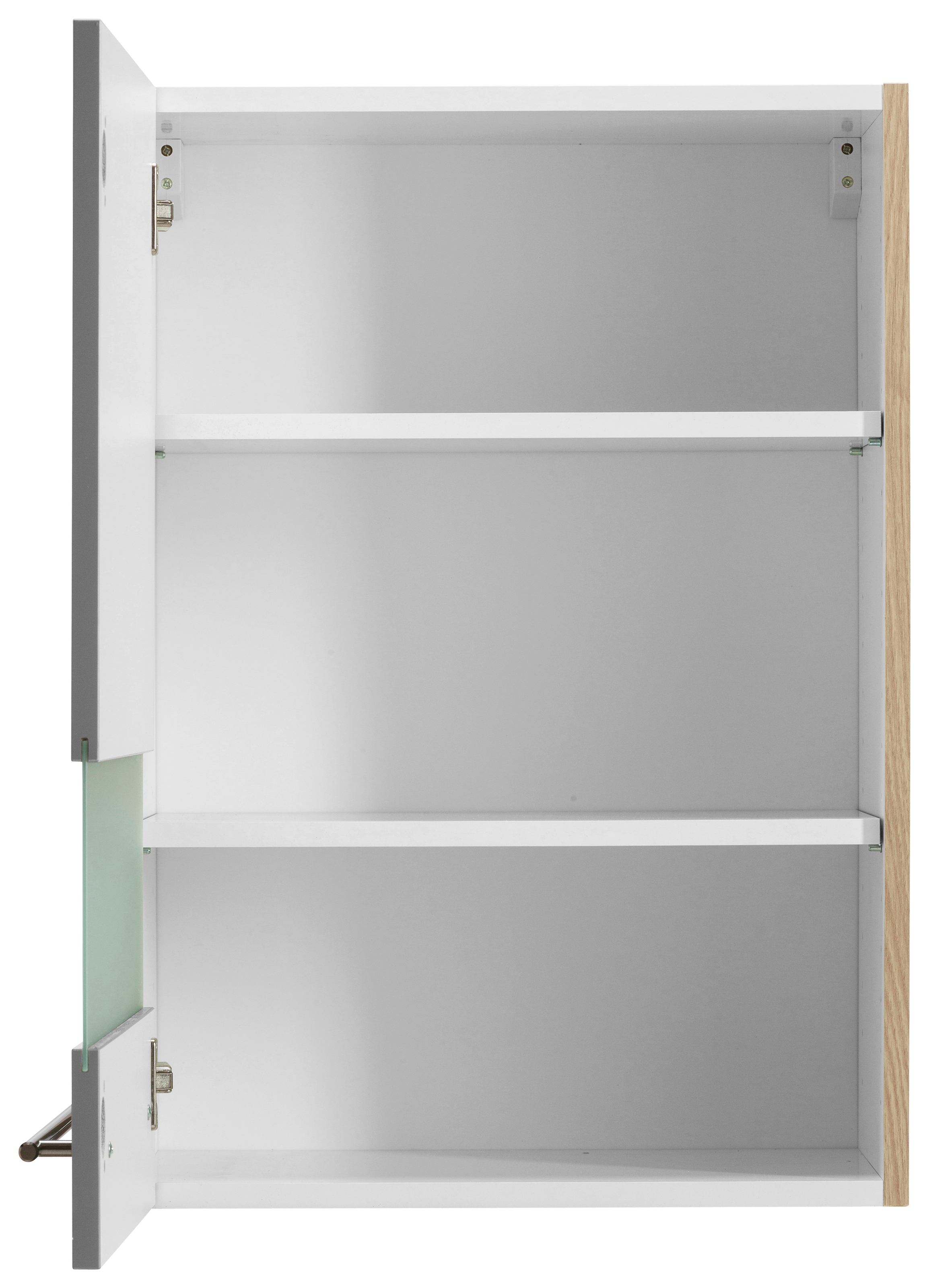 OPTIFIT Glashängeschrank »Bern« Breite 50 cm, Front mit Milchglas-Einsatz, mit Metallgriff