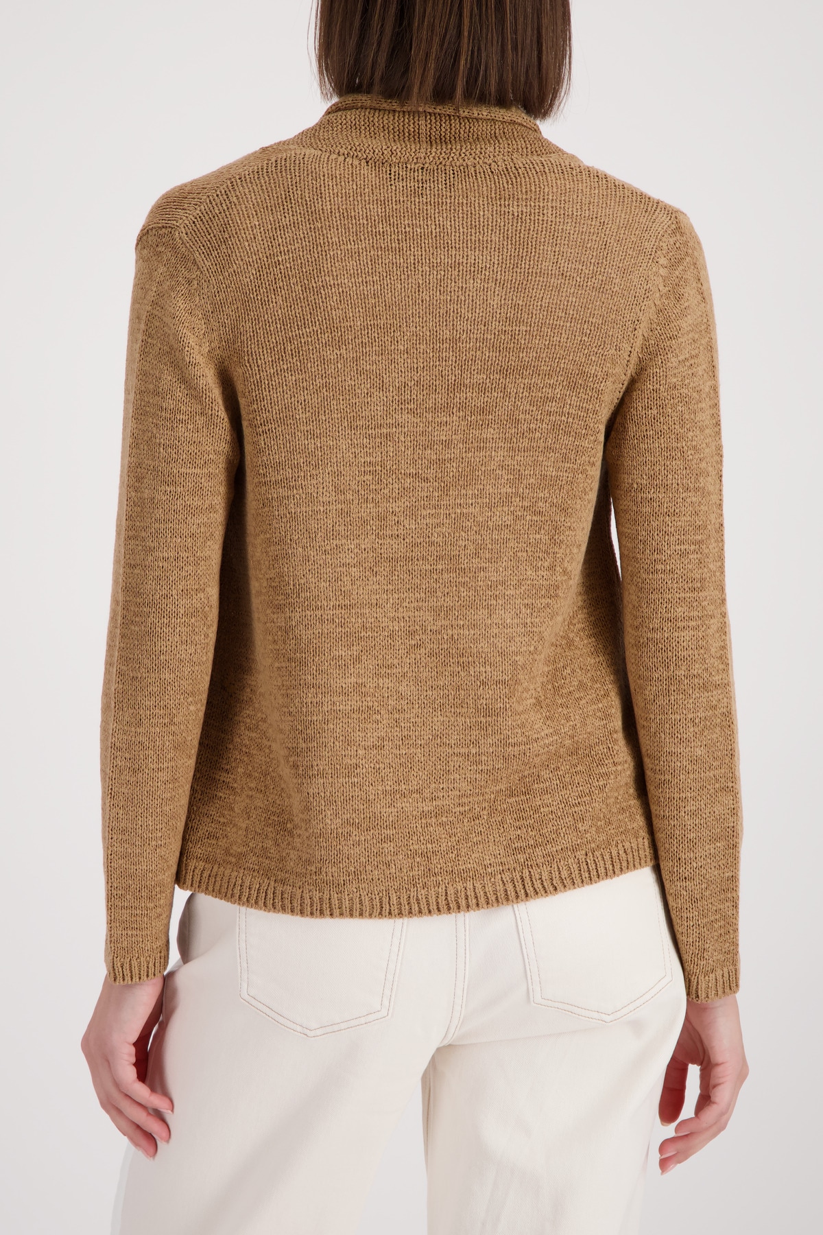 Monari Strickjacke »Jacke Stricküberwurf Basic« Schalkragen, Regular Fit