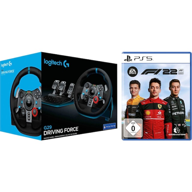 Logitech G Gaming-Lenkrad »G29 Driving Force + F1 2022« online bei