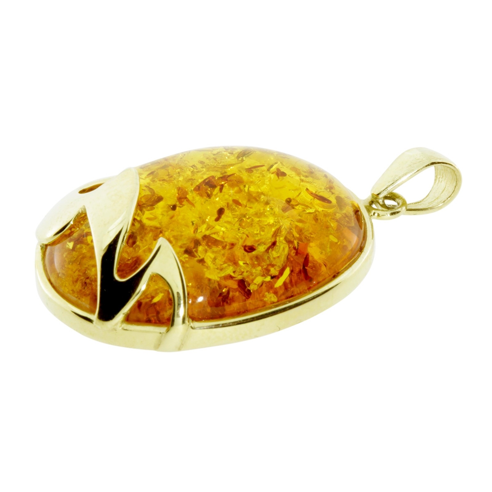 OSTSEE-SCHMUCK Kettenanhänger »- Wencke - Gold 333/000 - Bernstein«