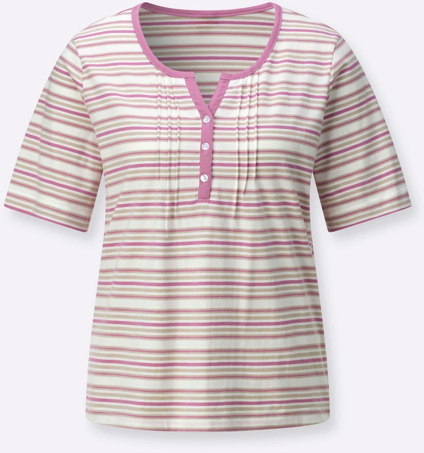 Classic Basics Rundhalsshirt »Ringelshirt«, 1 tlg.
