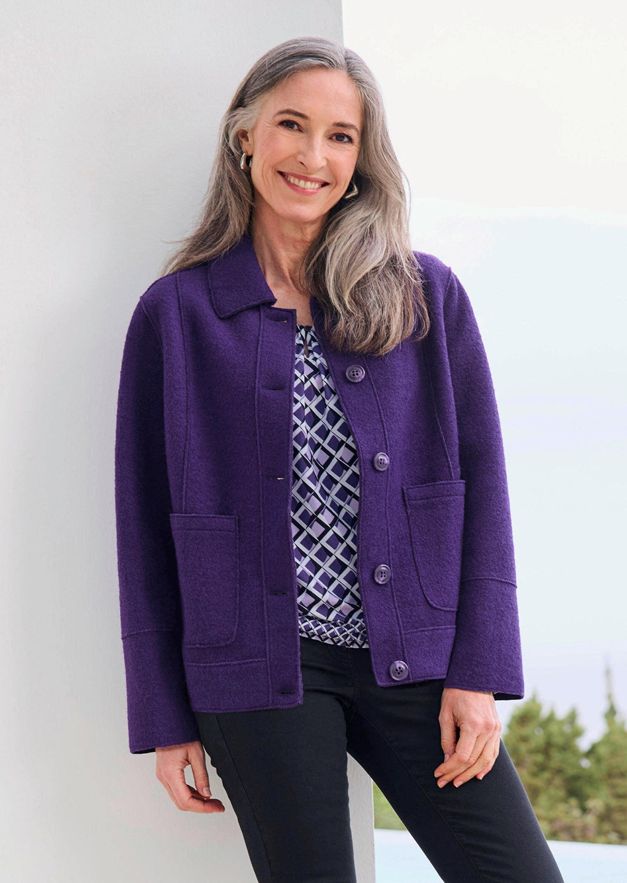 GOLDNER Kurzjacke »Jacke mit wärmender Wolle«