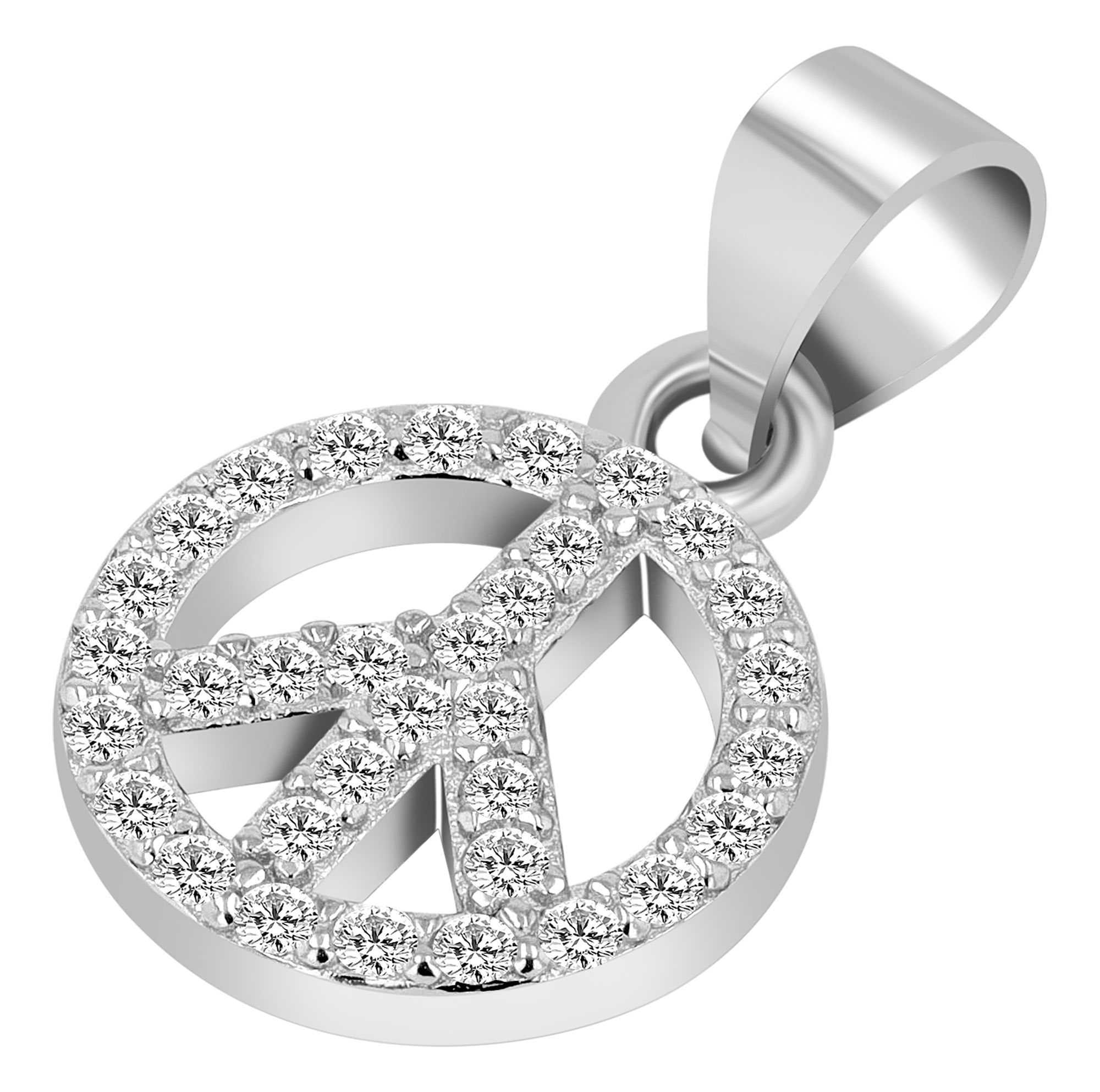 Adelia´s Kettenanhänger »Damen Anhänger aus 925 Silber mit Zirkonia«