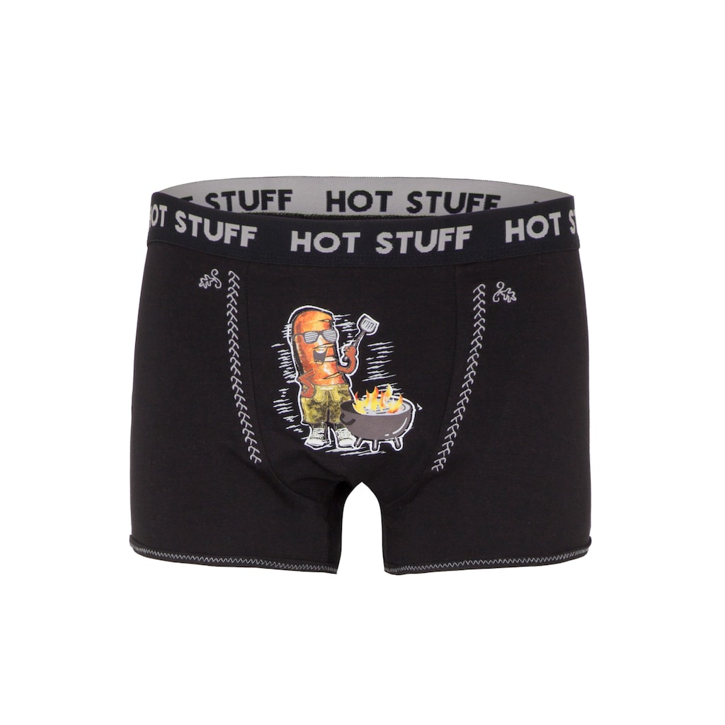 Hangowear Boxershorts »Hot Stuff«, Herren, mit coolen Print