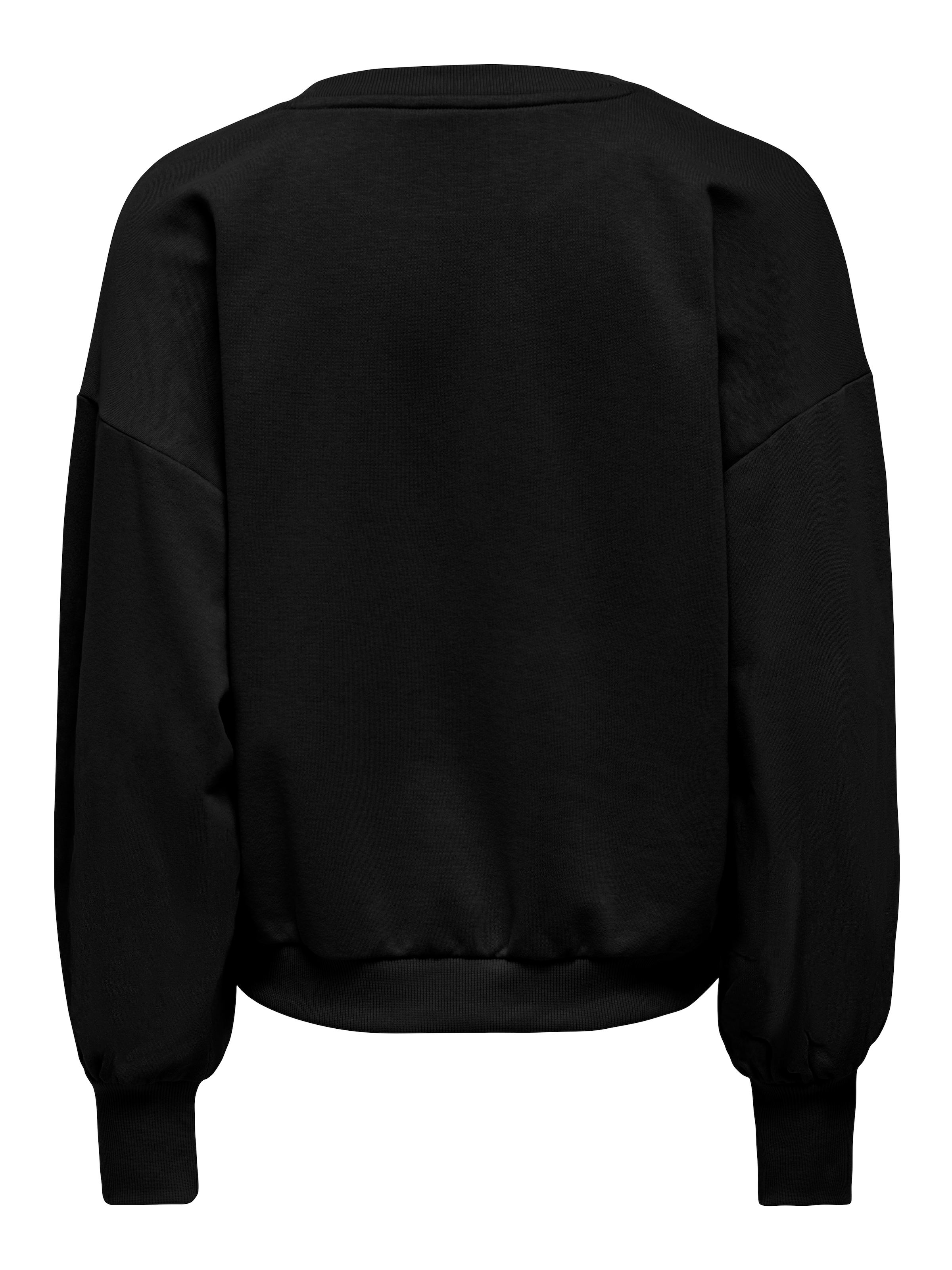 ONLY Sweatshirt »ONLCAMELA BROOKE GLITTER LS ONECK UB SWT«, Baumwollmischung, regular fit, Rundhals
