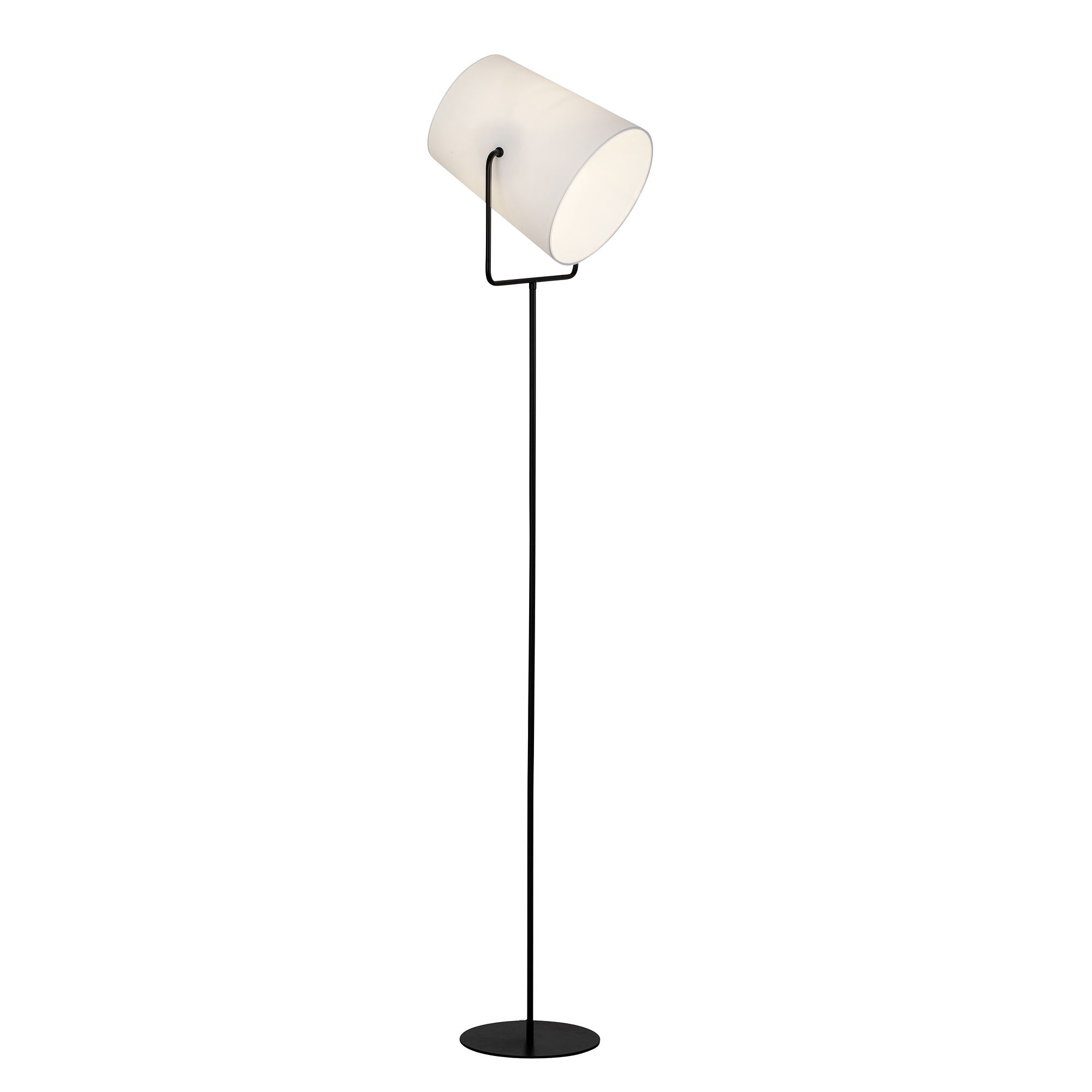 Brilliant Leuchten Tischleuchte »Bucket«, E27, 1 St., Stehlampe 1flg schwarz/weiß