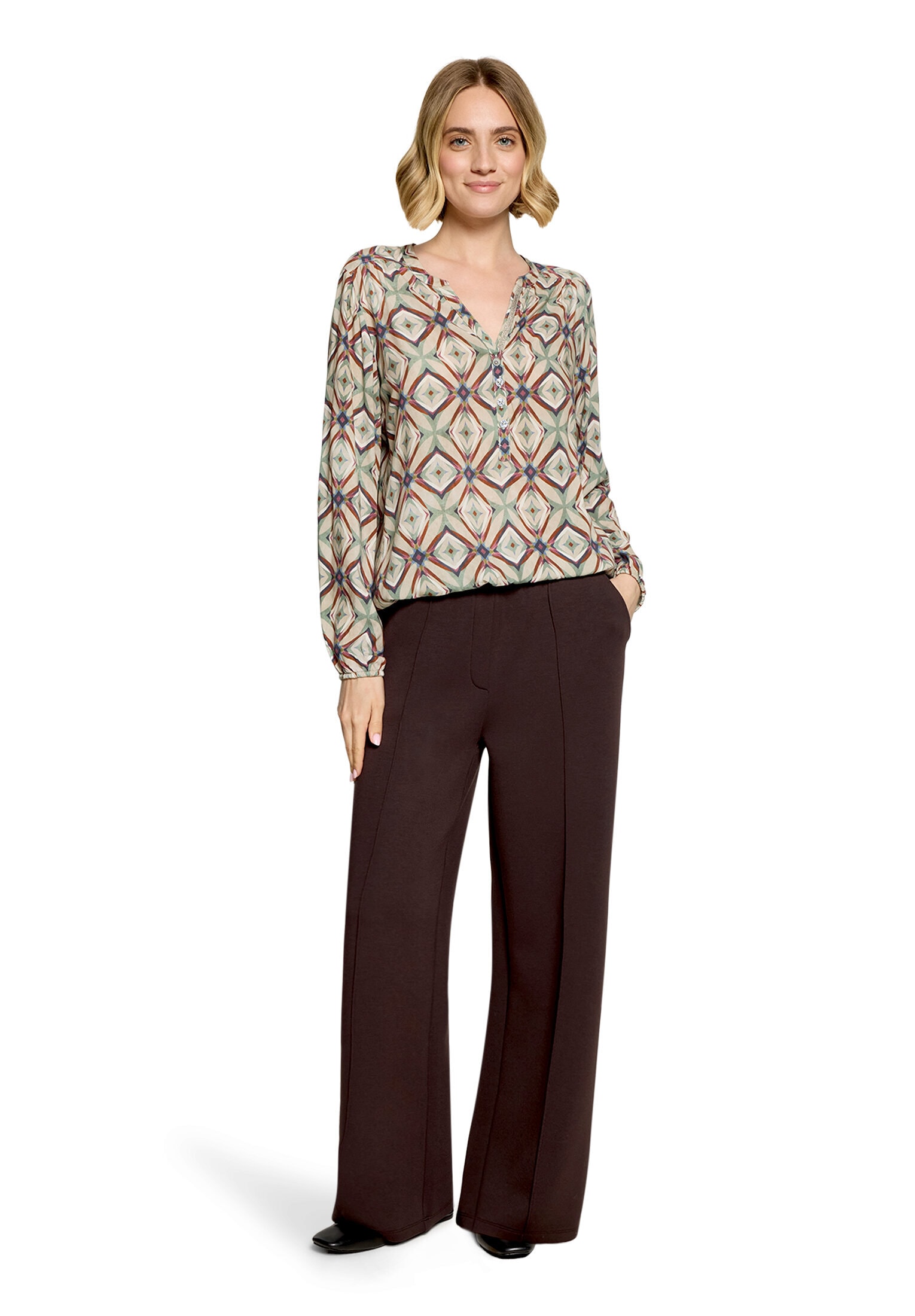 Cartoon Klassische Bluse »Casual-Bluse mit Muster«