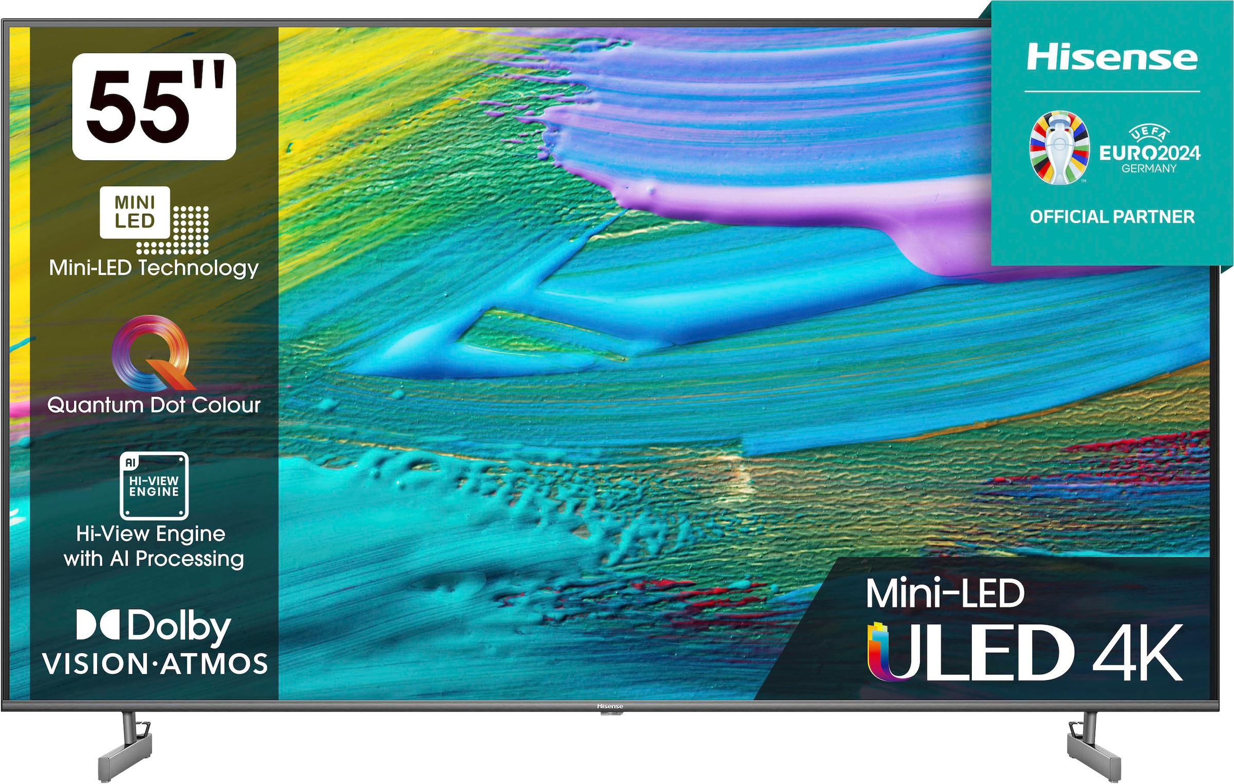 Mini-LED-Fernseher »55U6KQ«, 139 cm/55 Zoll, 4K Ultra HD, Smart-TV