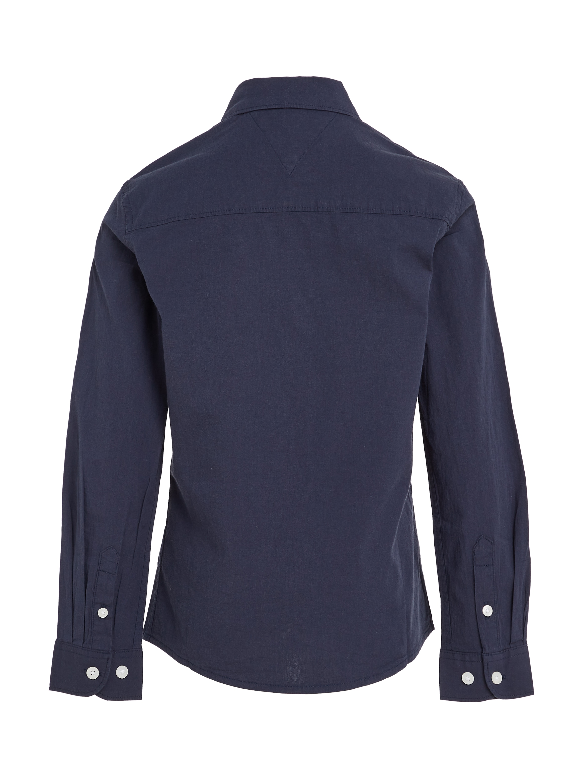 Tommy Hilfiger Langarmhemd »SOLID STRETCH POPLIN SHIRT L/S«, Kinder Kids  Junior MiniMe,für Jungen bestellen bei OTTO | Hemden