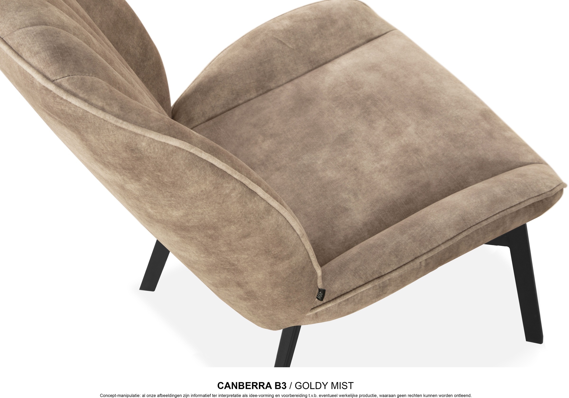 OMG Design Esszimmerstuhl »Canberra« (Set) 1 Stk.Esszimmerstuhl, pflegeleichter Samtvelour Bezug