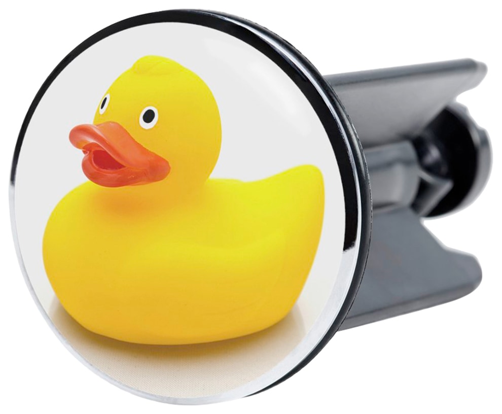 Sanilo Badaccessoire-Set »Ente«, (Komplett-Set, 3 tlg.), bestehend aus WC-Sitz, Badteppich und Waschbeckenstöpsel