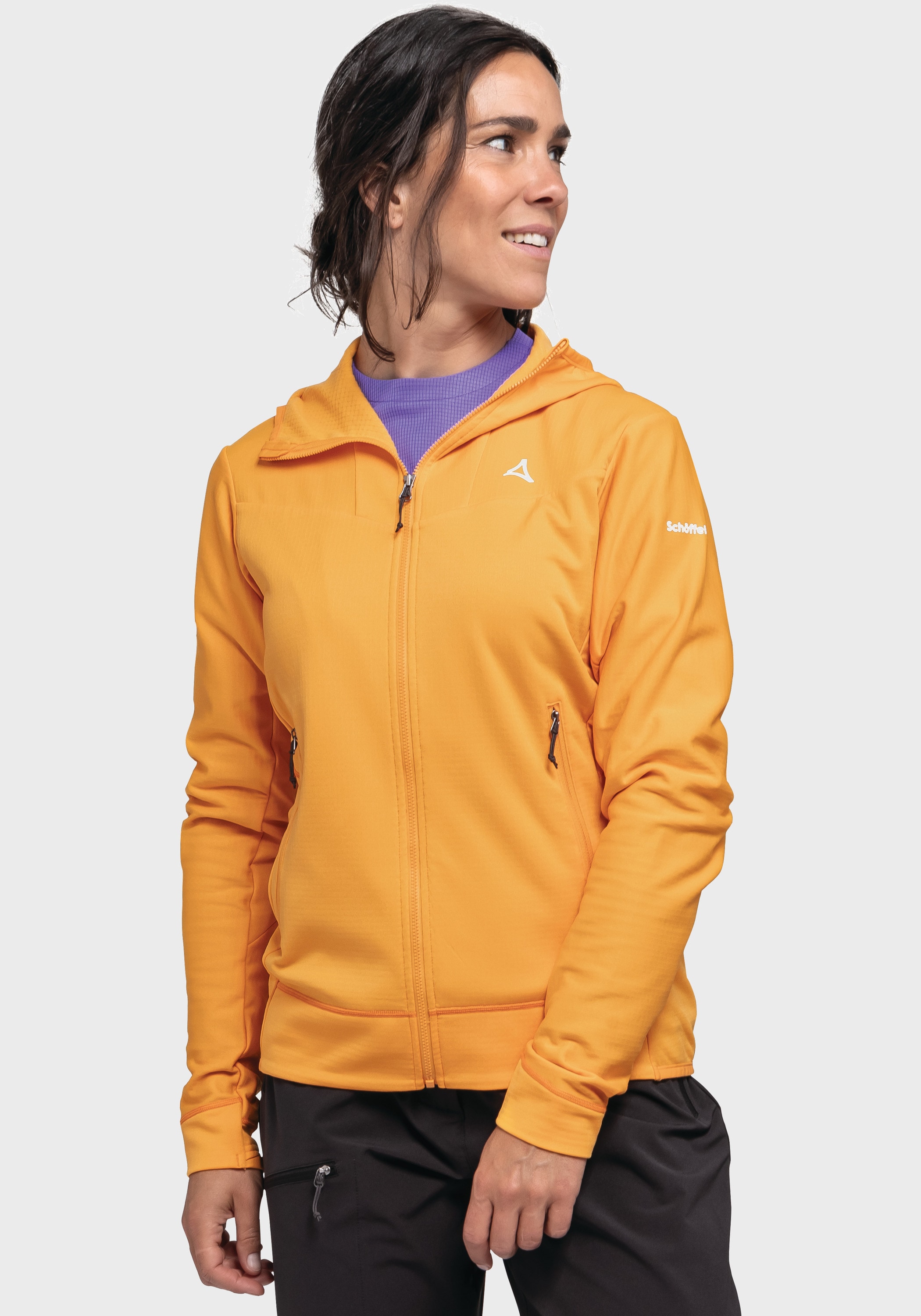 Schöffel Fleecejacke »Mountain Fleece Hoody Style Blaueis WMS«, mit Kapuze