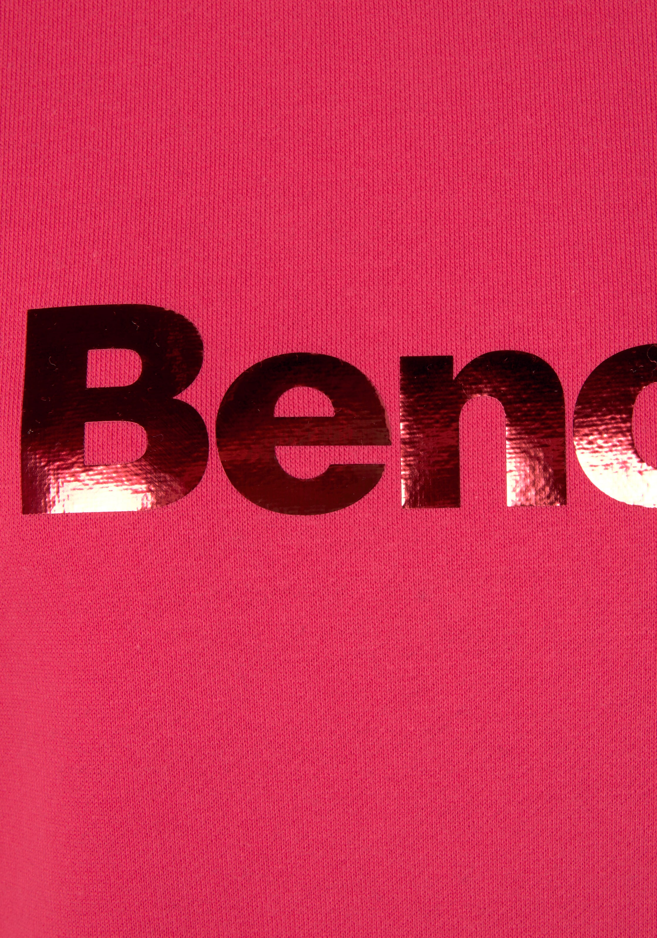Bench. Loungewear Sweatshirt »-Loungeshirt«, mit glänzendem Logodruck,  Loungewear, Loungeanzug online bei OTTO