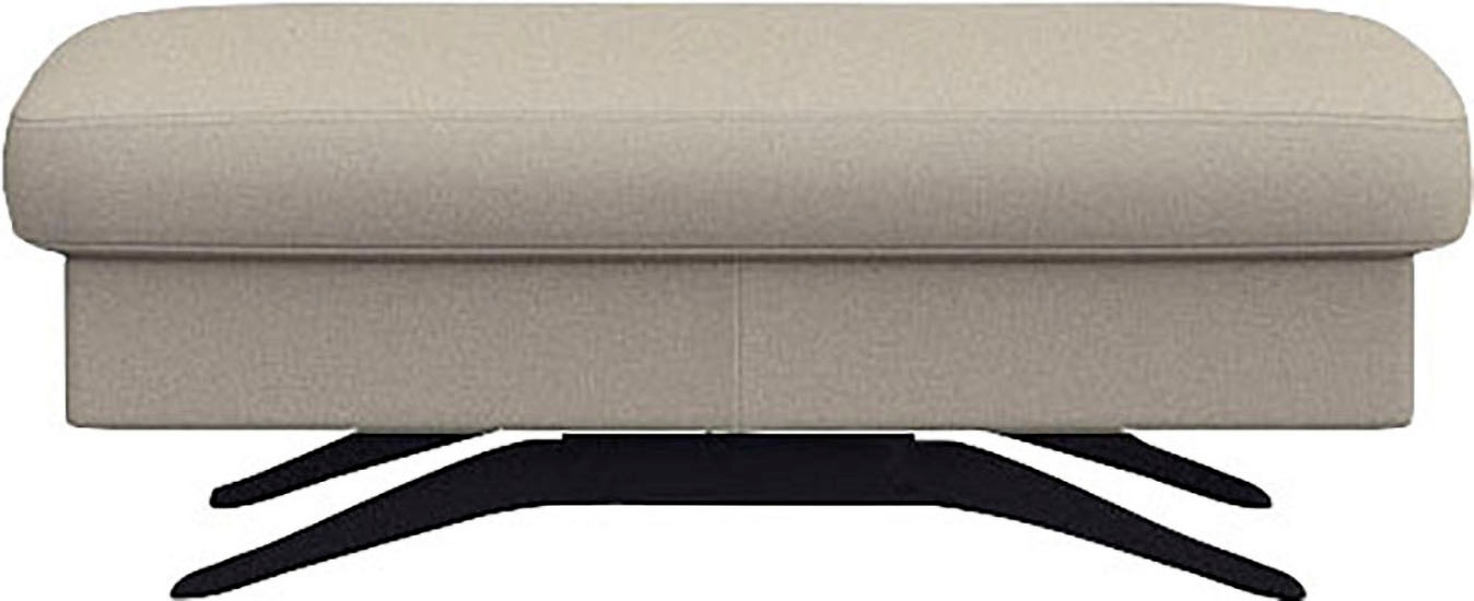 FLEXLUX Pouf »Glow Sitzhocker, Polsterhocker« Hocker mit Stauraum, Fuß schwarz