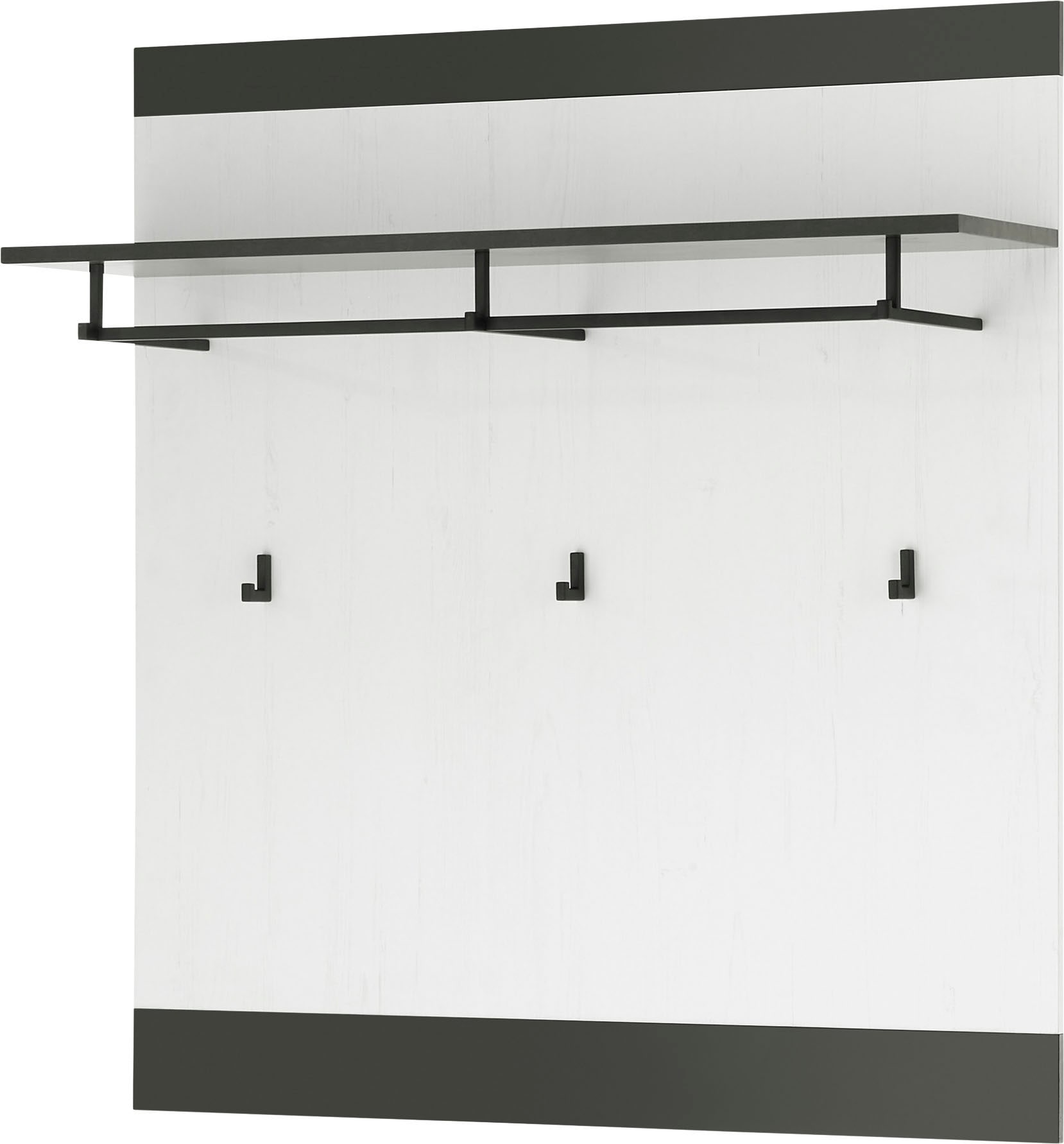Home affaire Garderoben-Set »SHERWOOD«, (3 St.), mit Scheunentorbeschlag, Apothekergriffe aus Metall, Breite ca. 164 cm