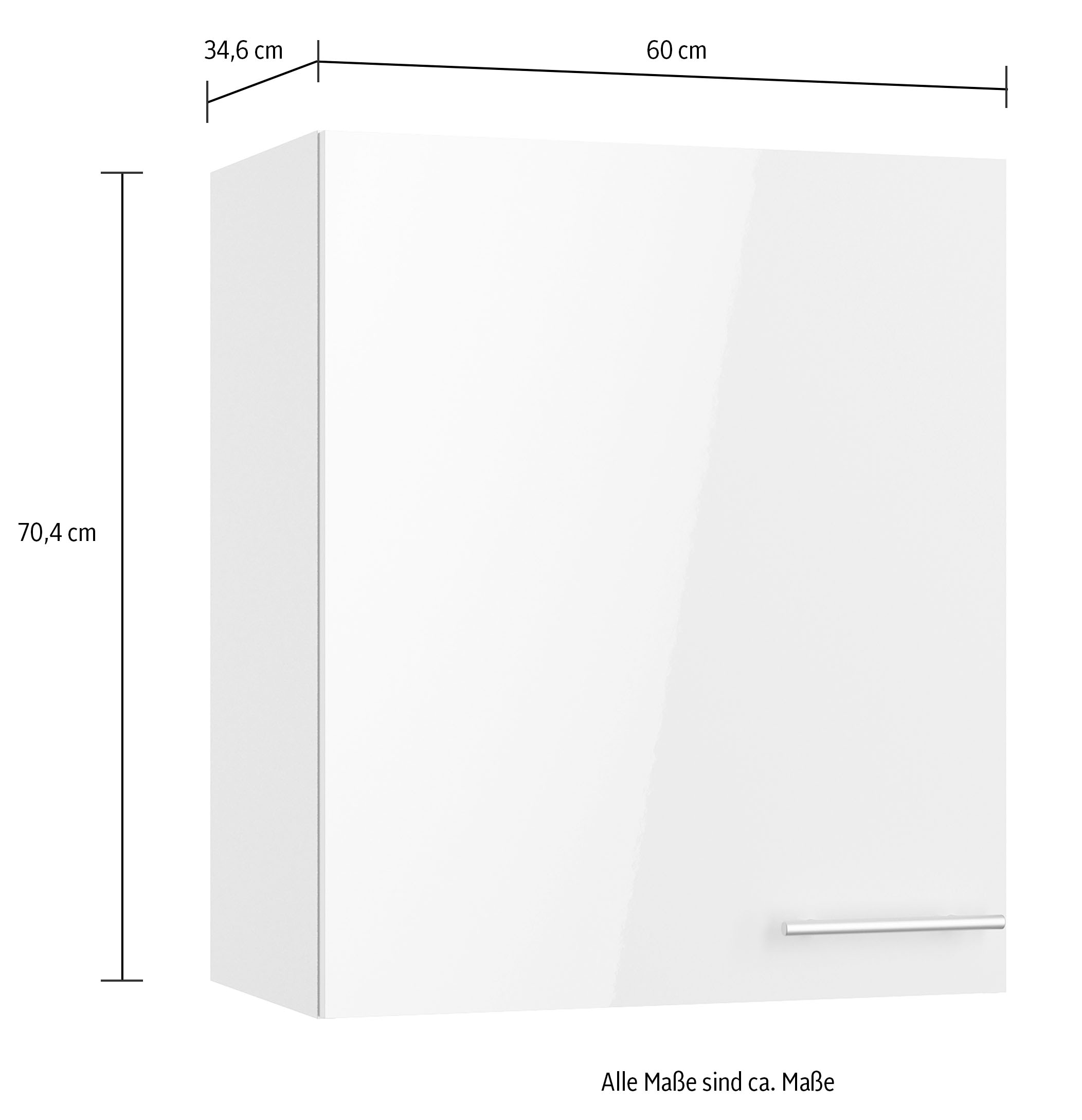 OPTIFIT Hängeschrank »Lilly2«, Breite bestellen Tür, 1 60 cm, OTTO online Einlegeböden 2 bei