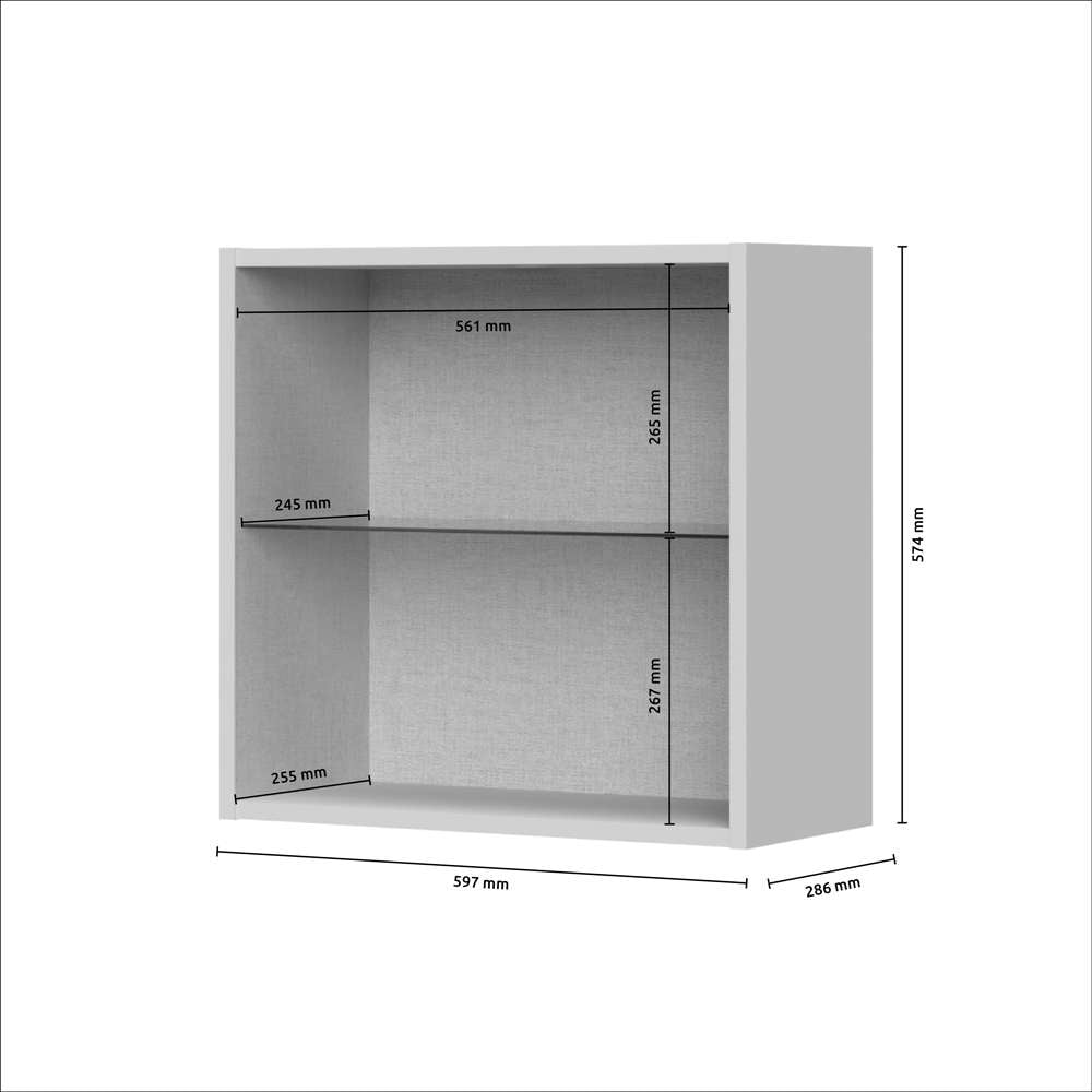 OTTO home Hängevitrine »Opera, Wandschrank, Schwebendes Design für modernen Wohnraum« UV lackiert, Soft Close Funktion, Wandmontiert