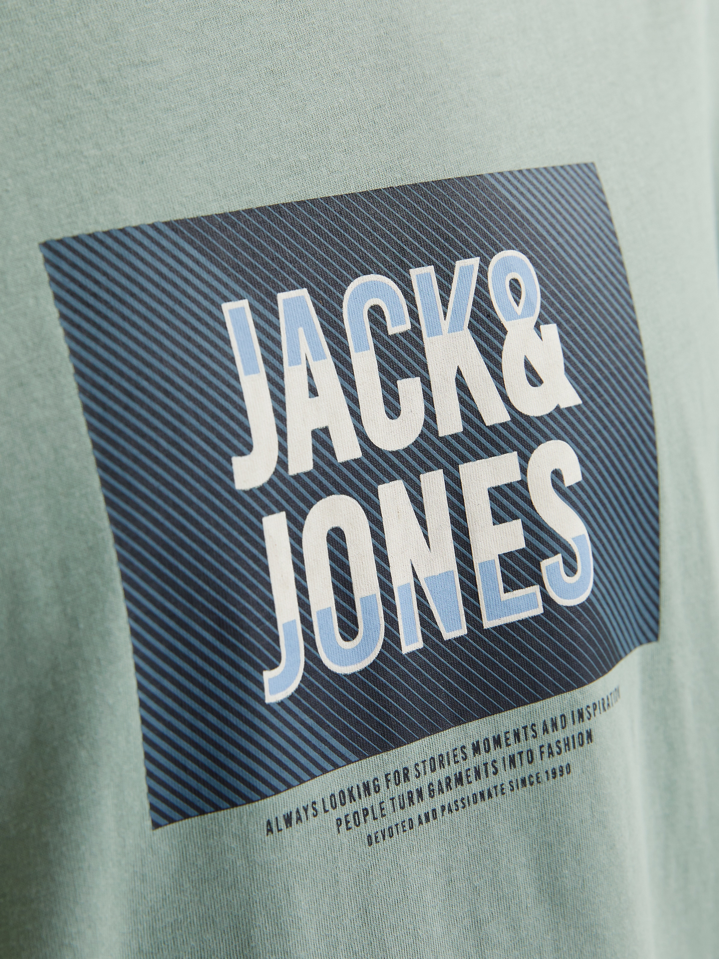Jack & Jones Print-Shirt »JJHUDSON TEE SS CREW NECK«