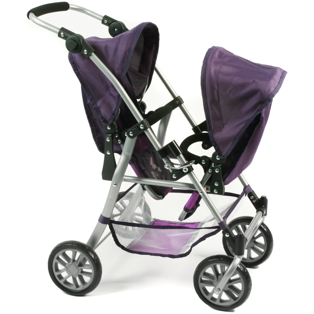 CHIC2000 Puppen-Zwillingsbuggy »Twinny, Pflaume«