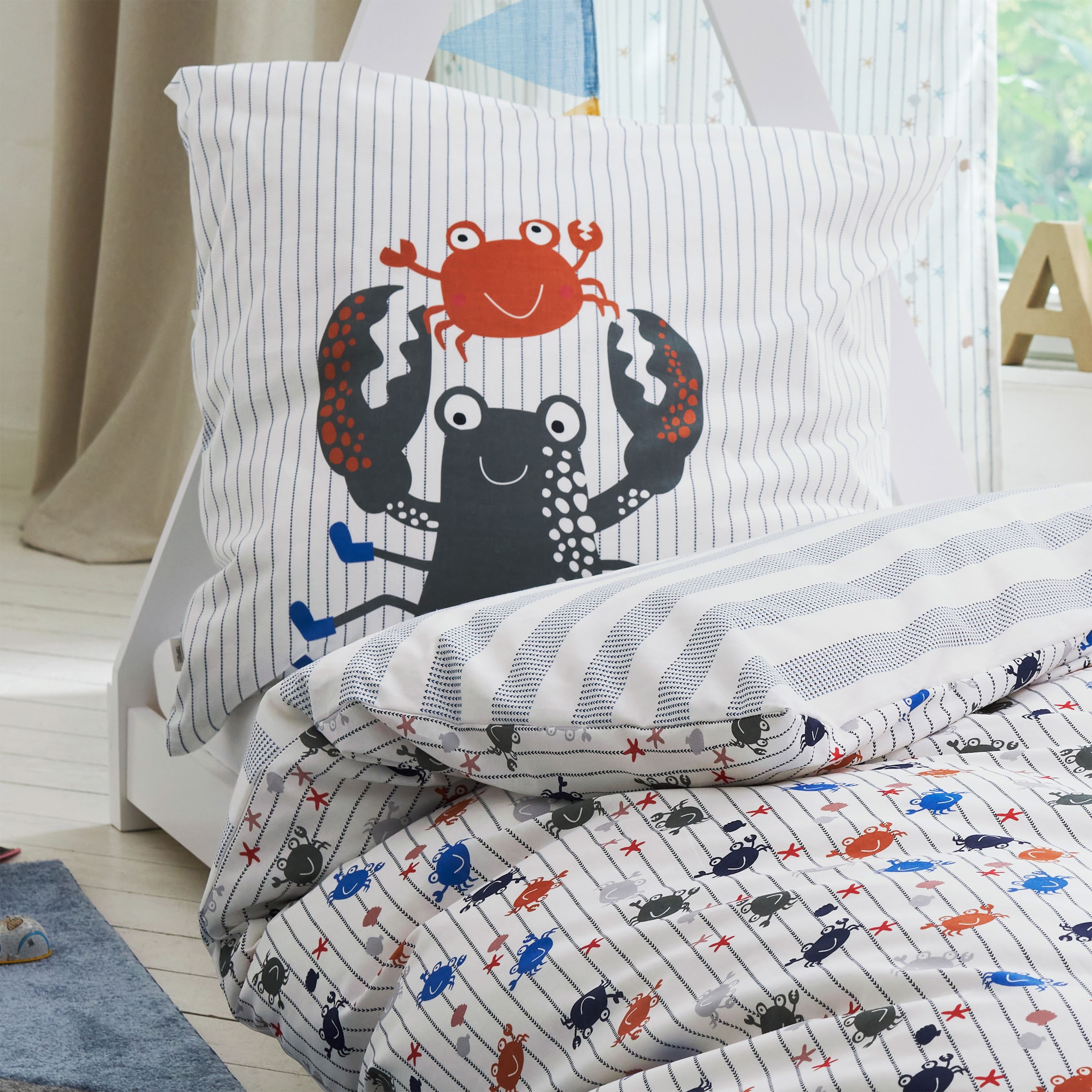 Esprit Bettwäsche »Crabs«, aus 100% Baumwolle BCI