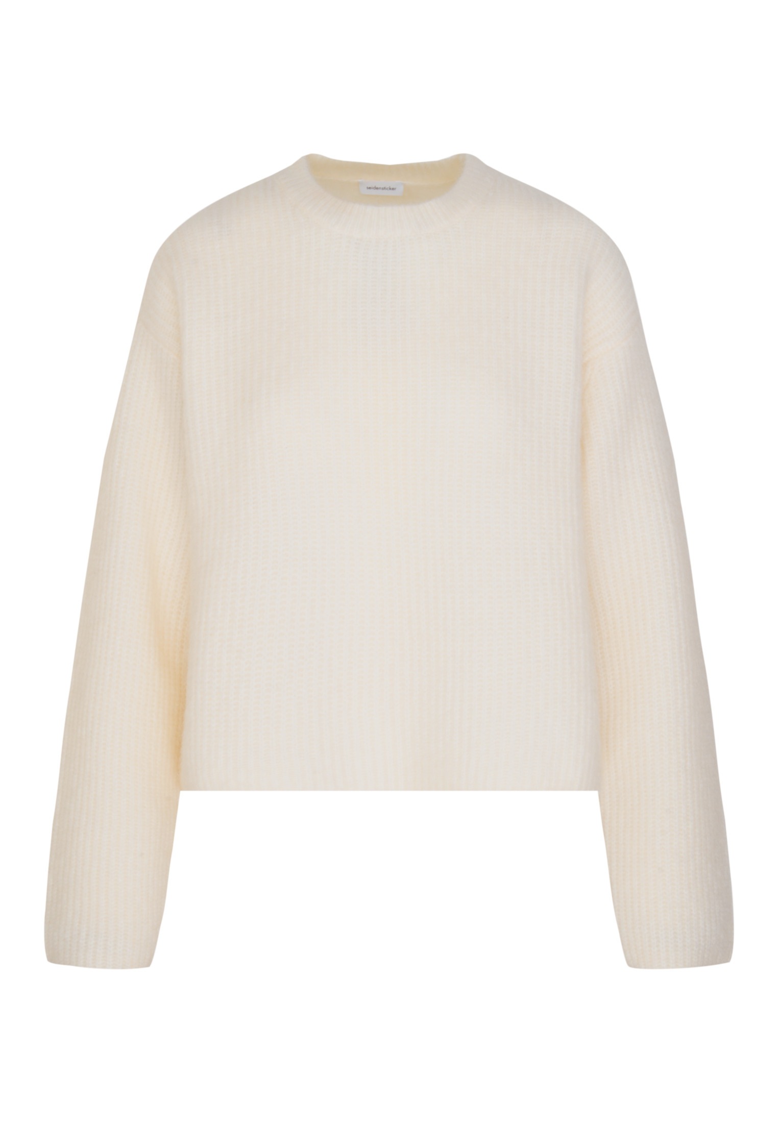 seidensticker Strickpullover »Schwarze Rose« Langarm Rundhals Uni