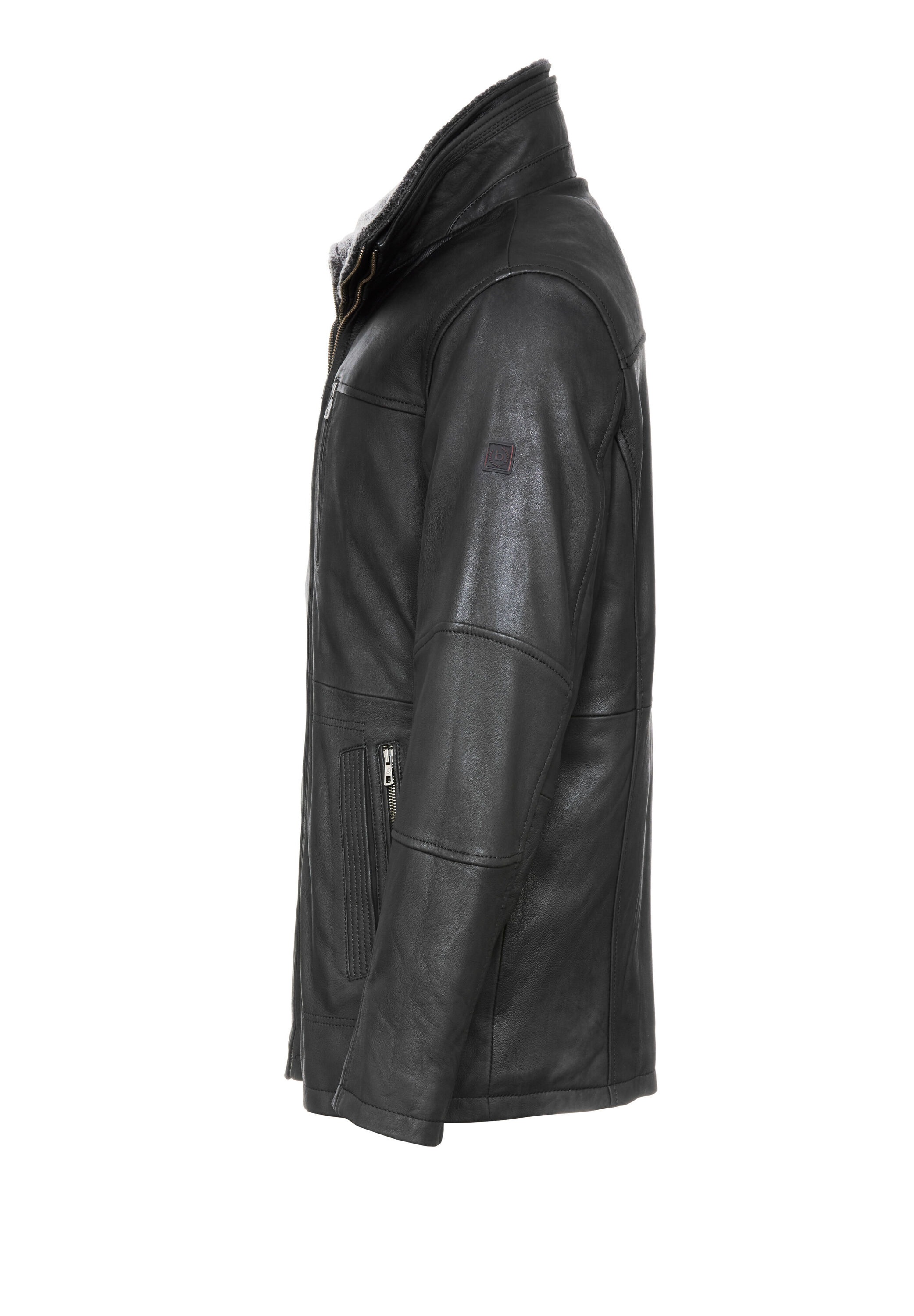 bugatti Lederjacke »BULORIOT« ohne Kapuze aus hochwertigem Leder