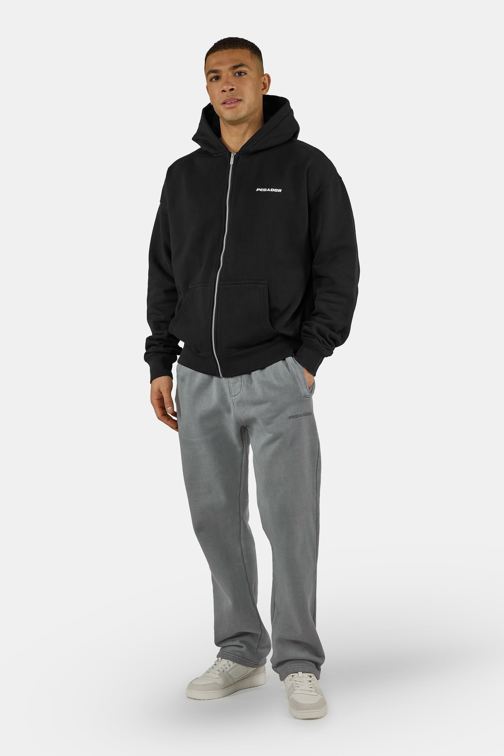 PEGADOR Sweathose »Logo Wide Sweat Pants«  Baumwollmischung, weit