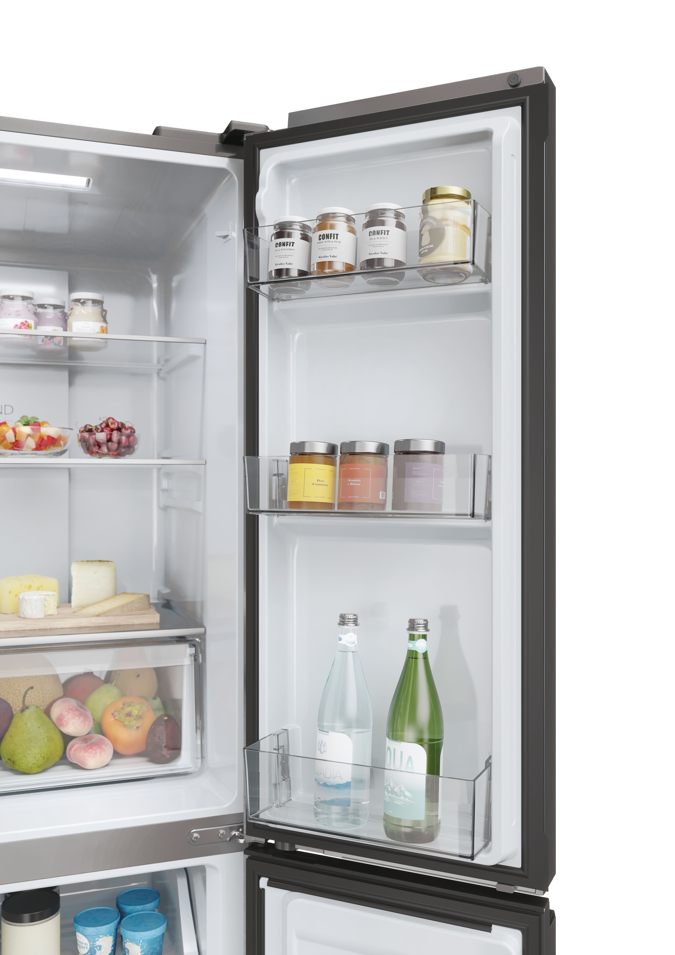 Haier Kühl-/Gefrierkombination »HCR3818ENMD« 181,5 cm hoch 83,3 cm breit Total No Frost: Nie wieder abtauen