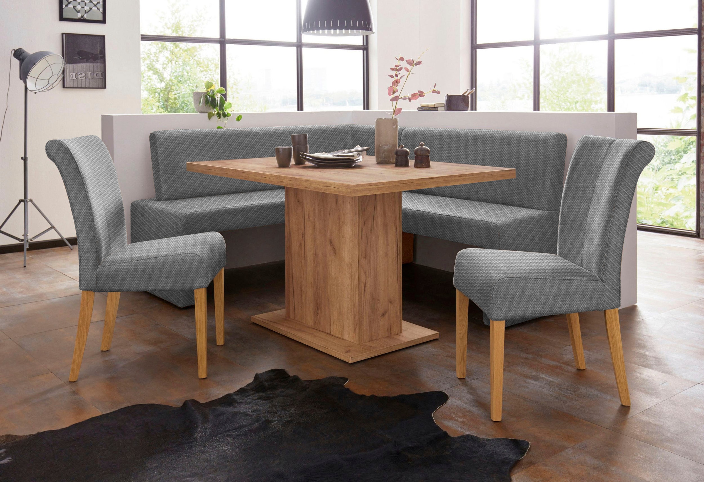 Home affaire Eckbank »Barcelona« In verschiedenen Stoffen und Farben