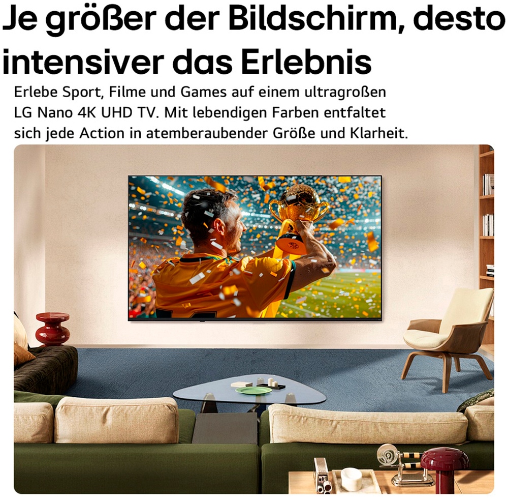LG LED-Fernseher »85NU850B6LA« 215 cm/85 ″ Smart-TV