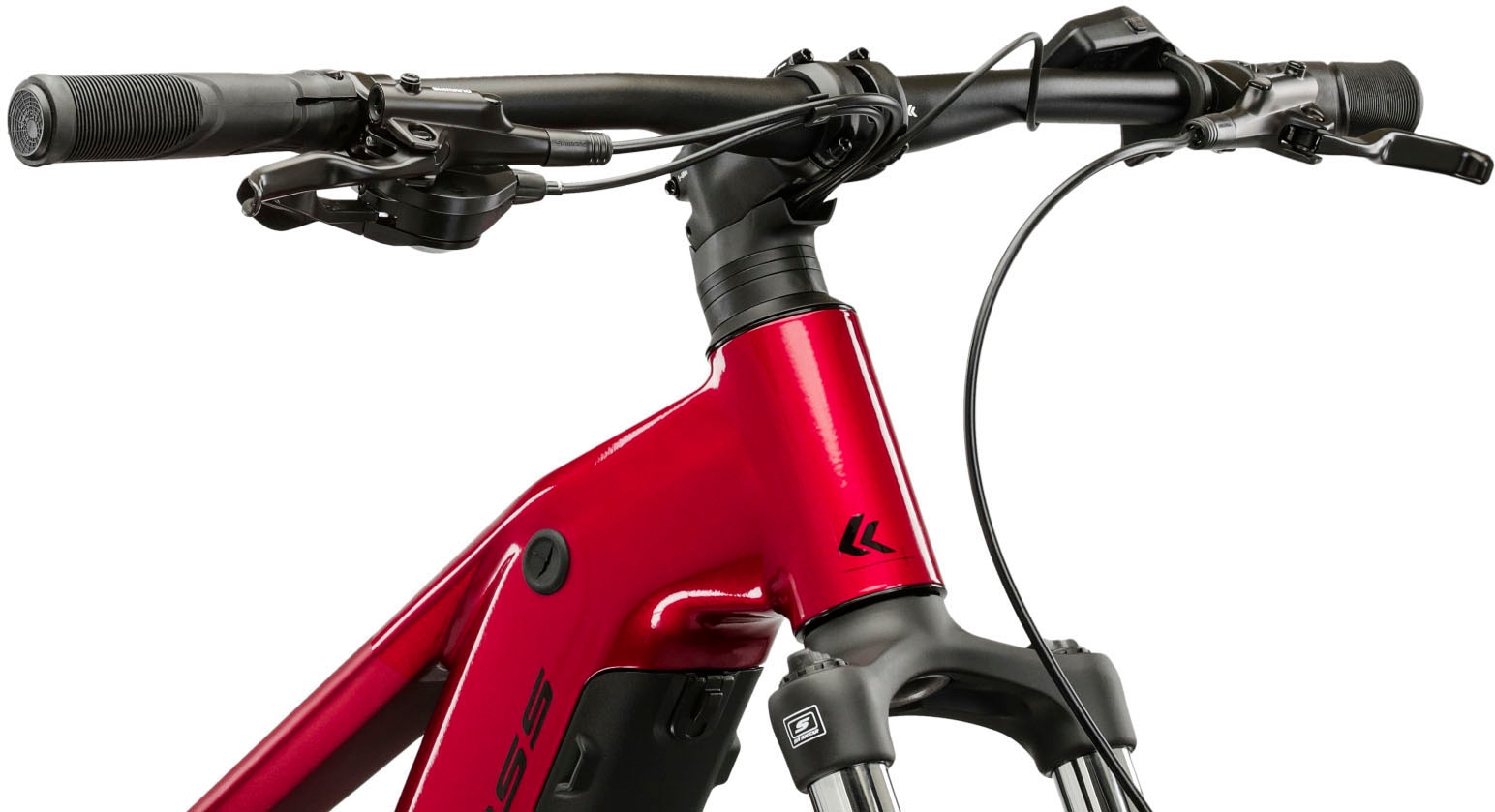 Kross »Influx Hybrid 2.0 16,7Ah / 600 Wh 29 Zoll rot 9 Gänge 2026« 9 Gang Shimano CUES U4000 Schaltwerk Kettenschaltung Mittelmotor 250 W