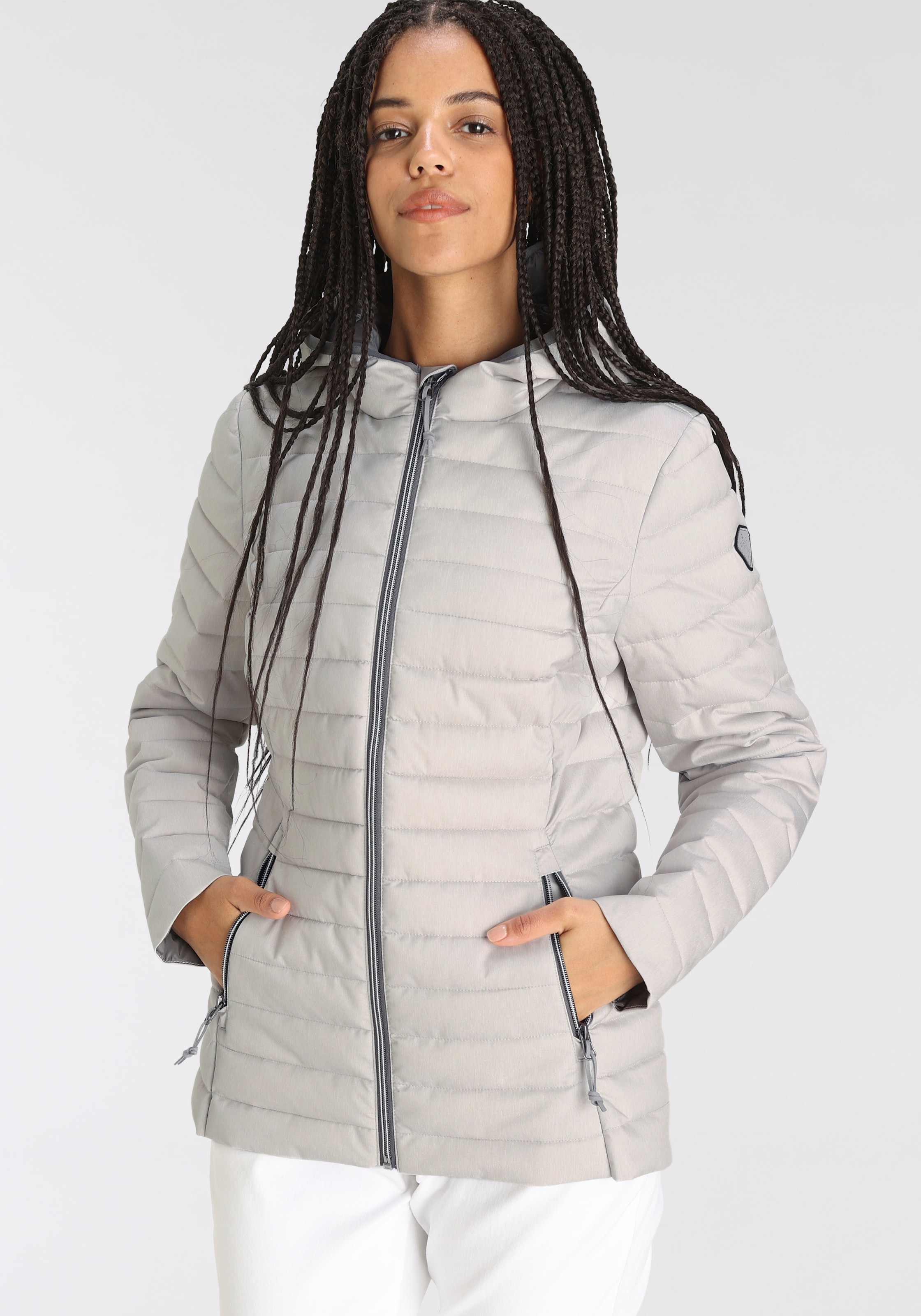 G.I.G.A. DX by killtec Steppjacke »CAFORA WMN QUILTED JCKT OT-P«, mit Kapuze, Wasserabweisend & winddicht & atmungsaktiv & leicht