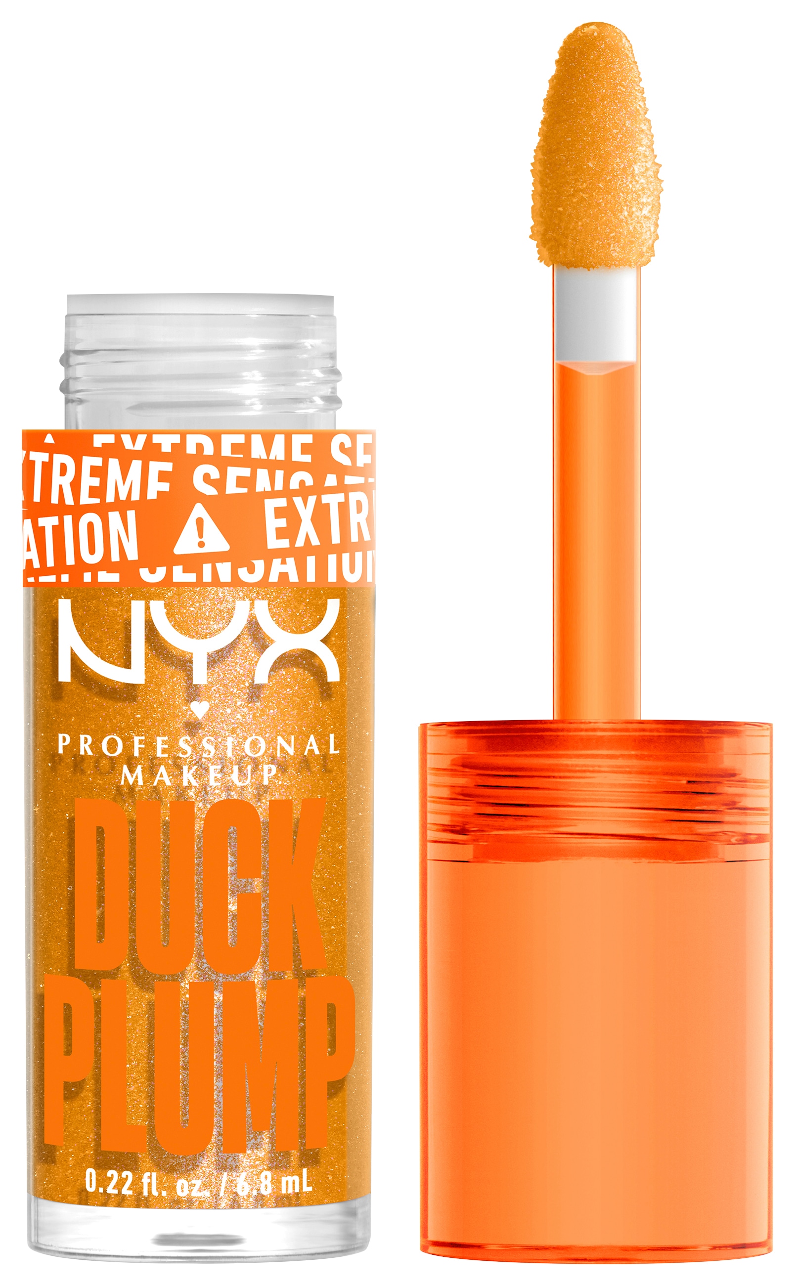 NYX Lipgloss »NYX Professional Makeup Duck Plump Trickz Lipgloss« sofortiger Schmollmund-Effekt dank Kollagenpeptiden