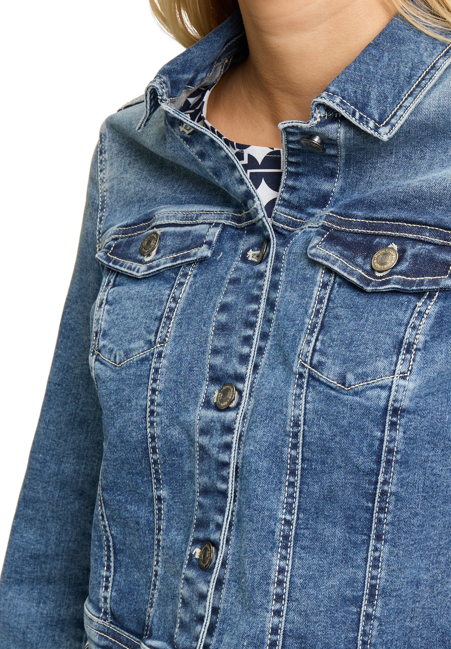 Vera Mont Jeansjacke »Jeansjacke mit Waschung«